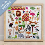 african hand embroidery pattern