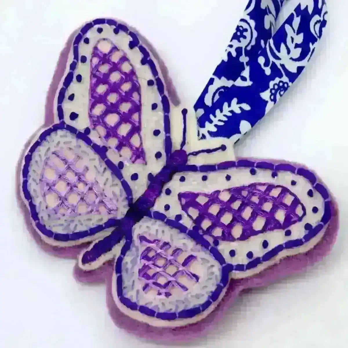 Felt Butterflies Hand Embroidery Pattern , PDF Download , StitchDoodles , embroidery hoop kit, embroidery kits for adults, embroidery kits for beginners, hand embroidery, modern embroidery kits, PDF pattern, unique embroidery kits , StitchDoodles , shop.stitchdoodles.com