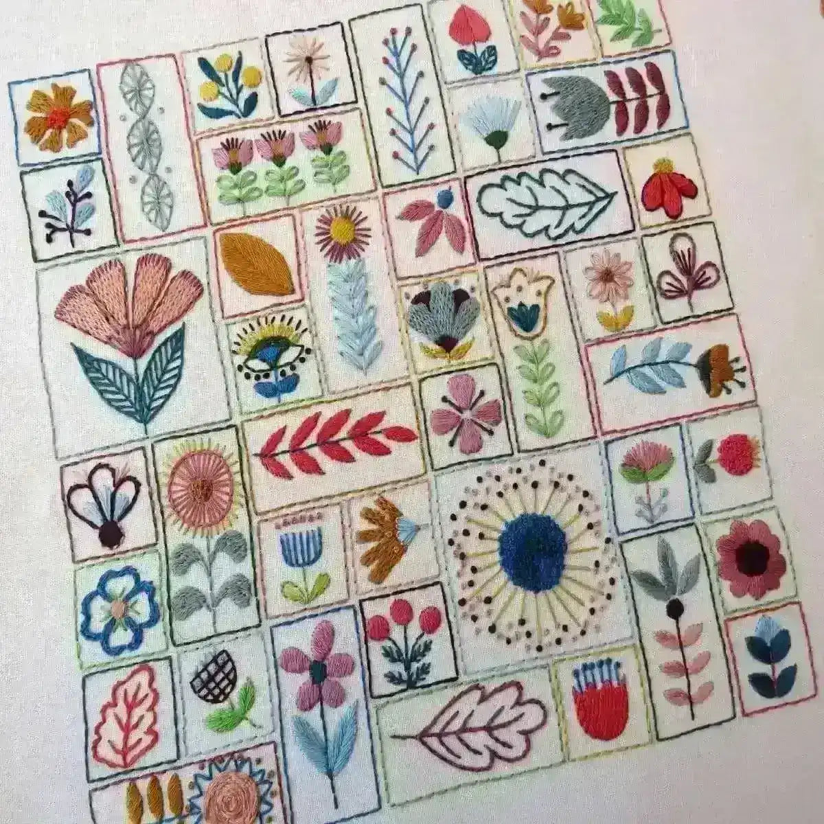Flowery Folk, Hand Embroidery Pattern , PDF Download , StitchDoodles , embroidery hoop kit, embroidery kits for adults, embroidery kits for beginners, embroidery patern, flower embroidery, hand embroidery, modern embroidery kits, PDF pattern, unique embroidery kits , StitchDoodles , shop.stitchdoodles.com