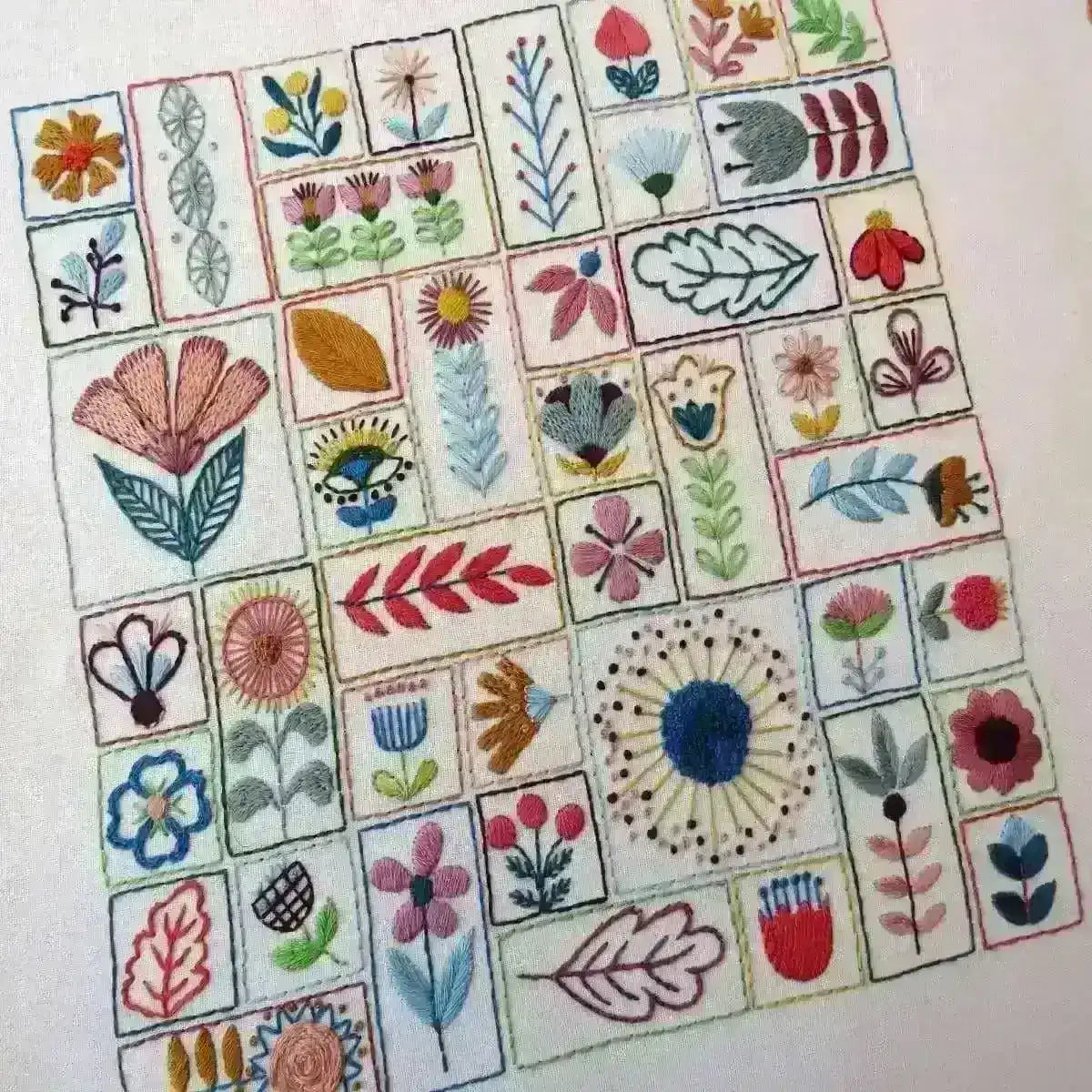 Flowery Folk, Hand Embroidery Pattern , PDF Download , StitchDoodles , embroidery hoop kit, embroidery kits for adults, embroidery kits for beginners, embroidery patern, flower embroidery, hand embroidery, modern embroidery kits, PDF pattern, unique embroidery kits , StitchDoodles , shop.stitchdoodles.com