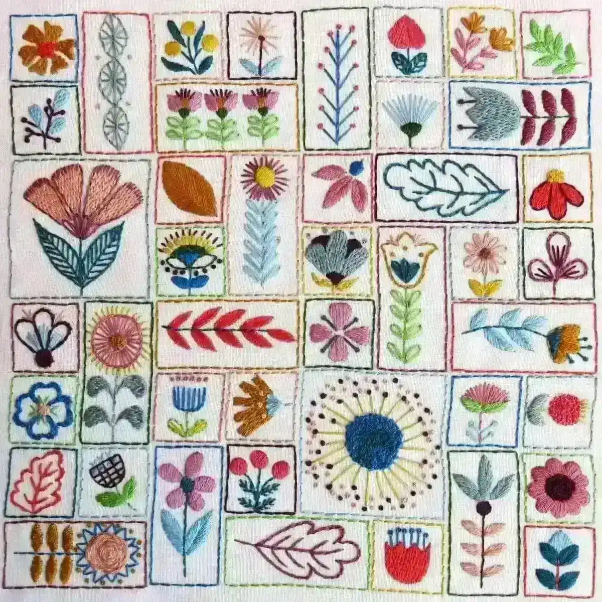 Flowery Folk, Hand Embroidery Pattern , PDF Download , StitchDoodles , embroidery hoop kit, embroidery kits for adults, embroidery kits for beginners, embroidery patern, flower embroidery, hand embroidery, modern embroidery kits, PDF pattern, unique embroidery kits , StitchDoodles , shop.stitchdoodles.com