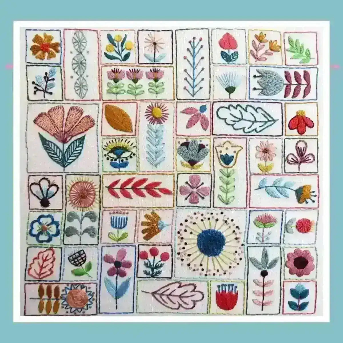 Flowery Folk, Hand Embroidery Pattern , PDF Download , StitchDoodles , embroidery hoop kit, embroidery kits for adults, embroidery kits for beginners, embroidery patern, flower embroidery, hand embroidery, modern embroidery kits, PDF pattern, unique embroidery kits , StitchDoodles , shop.stitchdoodles.com