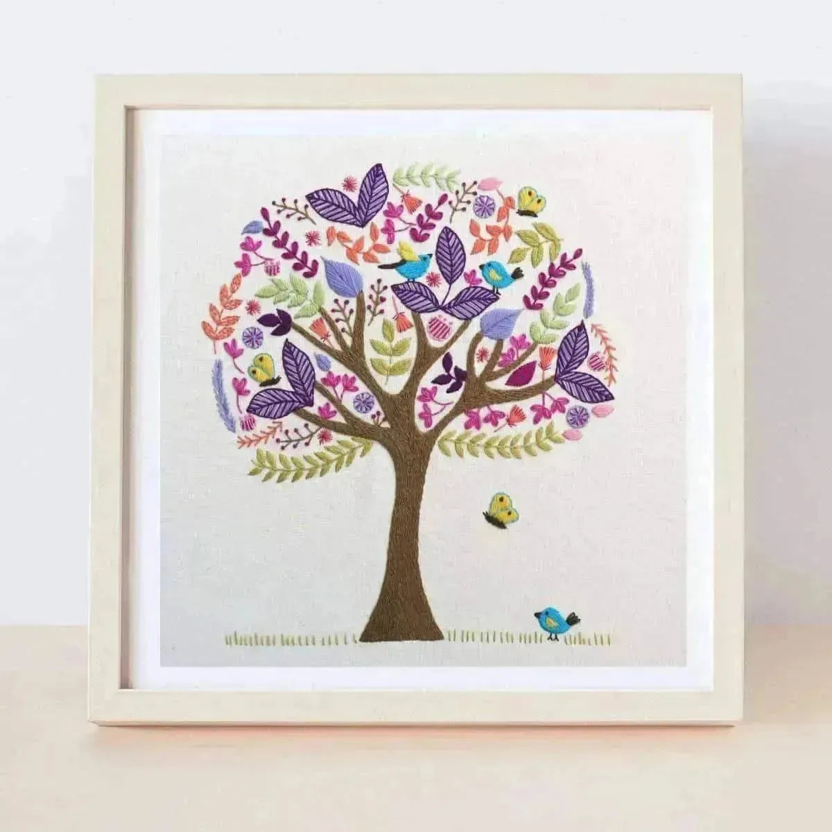 Folk Tree Stitchery, Pre Printed Embroidery Fabric Panel PLUS PDF Pattern , Pre Printed Fabric Pattern , StitchDoodles , embroidery hoop kit, embroidery kits for adults, embroidery kits for beginners, embroidery pattern, flower embroidery, hand embroidery, hand embroidery fabric, hand embroidery kit, modern embroidery kits, PDF pattern, unique embroidery kits, wildlife embroidery , StitchDoodles , shop.stitchdoodles.com