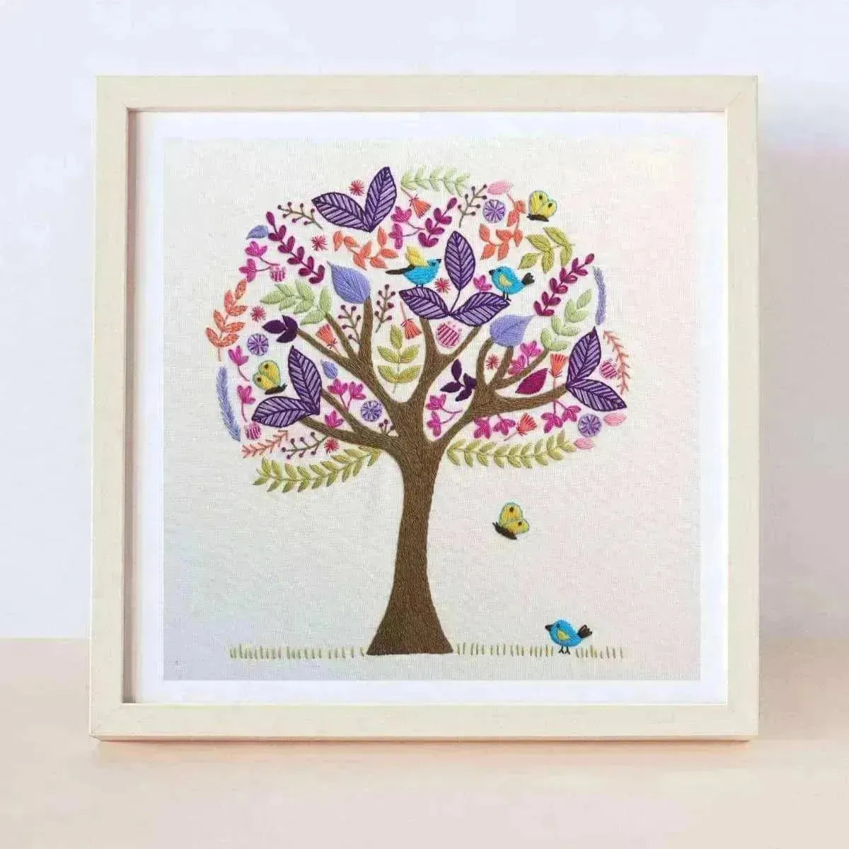 Folk Tree Stitchery, Pre Printed Embroidery Fabric Panel PLUS PDF Pattern , Pre Printed Fabric Pattern , StitchDoodles , embroidery hoop kit, embroidery kits for adults, embroidery kits for beginners, embroidery pattern, flower embroidery, hand embroidery, hand embroidery fabric, hand embroidery kit, modern embroidery kits, PDF pattern, unique embroidery kits, wildlife embroidery , StitchDoodles , shop.stitchdoodles.com