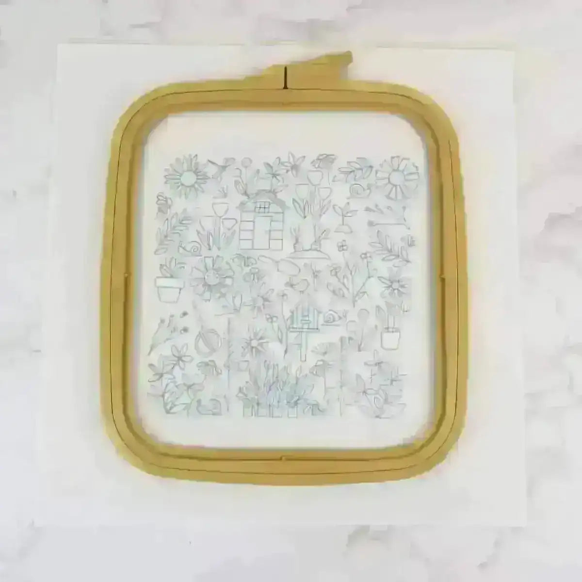 How does your Garden Grow Hand Embroidery Kit, Embroidery Kit, StitchDoodles, A Walk in the Woods - stitchdoodles, creative, Embroidery, embroidery hoop, Embroidery Kit, embroidery pattern, garden embroidery, hand embroidery, hand embroidery fabric, hand embroidery kit, hand embroidery seat frame, nurge embroidery hoop, nurge square hoops, pattern, patterns, Printed Pattern, StitchDoodles, stitched, stitching, wildlife embroidery, StitchDoodles, shop.stitchdoodles.com