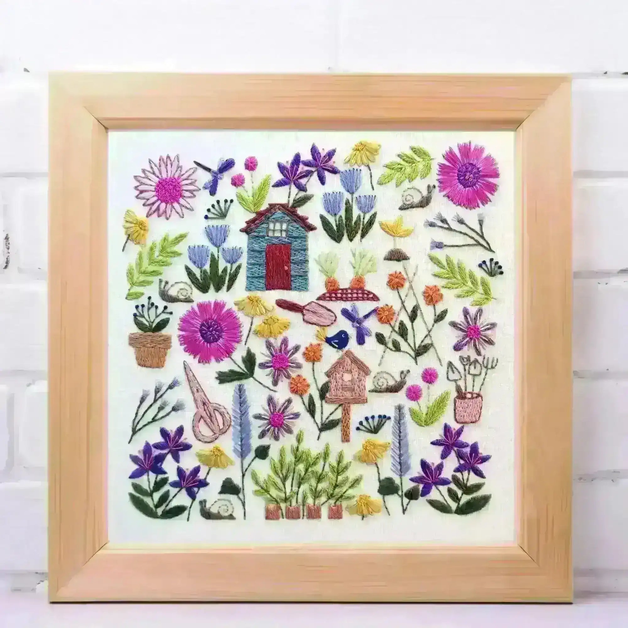How does your Garden Grow Hand Embroidery Pattern , PDF Download , StitchDoodles , bird embroidery, Embroidery, embroidery hoop, embroidery hoop kit, embroidery kits for beginners, embroidery pattern, garden embroidery, hand embroidery, hand embroidery fabric, hand embroidery seat frame, nurge embroidery hoop, PDF pattern, Printed Pattern, unique embroidery kits , StitchDoodles , shop.stitchdoodles.com