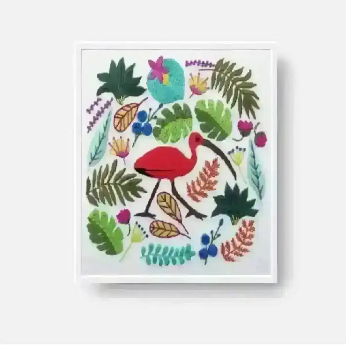 Ibis Tropical Bird Hand Embroidery Pattern , PDF Download , StitchDoodles , bird embroidery, embroidery hoop kit, embroidery kits for beginners, flower embroidery, hand embroidery, PDF pattern, unique embroidery kits , StitchDoodles , shop.stitchdoodles.com
