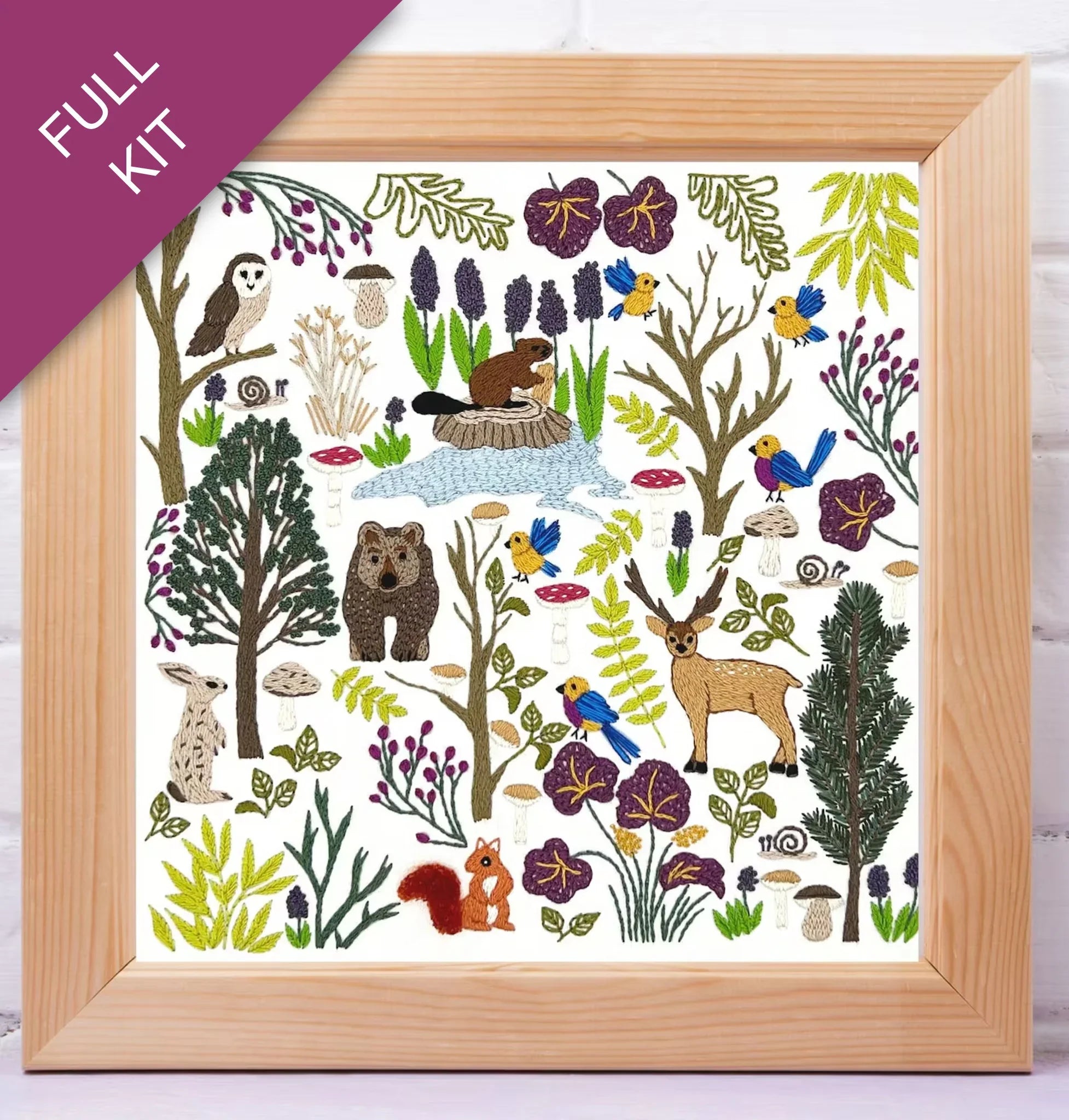 Into the Forest Hand Embroidery Kit