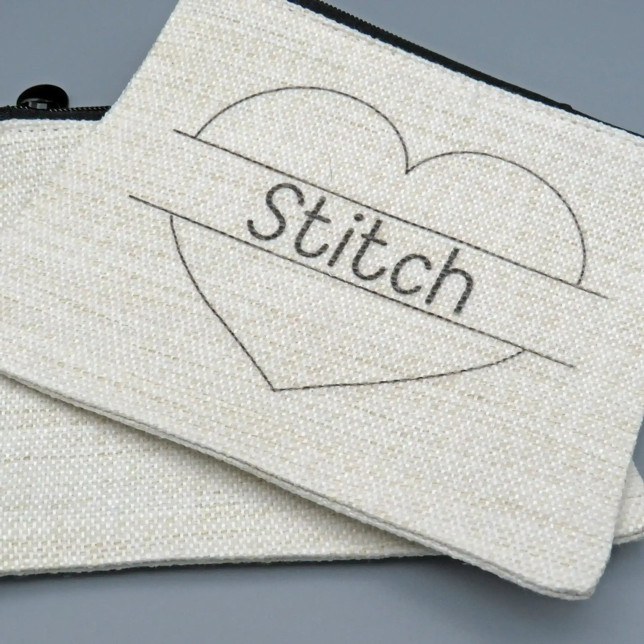 Linen 'Stitch' pouch for hand embroidery , Embroidery Supplies , Aurifil , new , StitchDoodles , shop.stitchdoodles.com