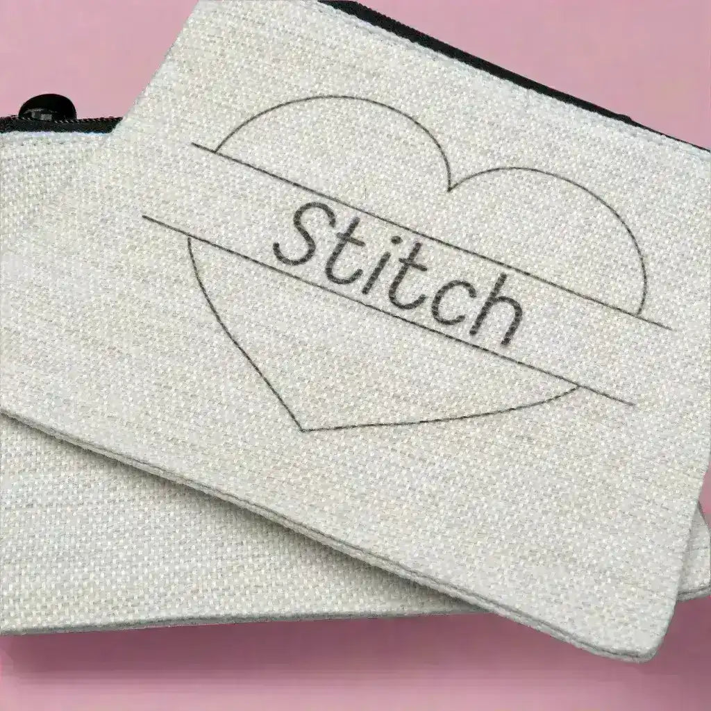 Linen 'Stitch' pouch for hand embroidery , Embroidery Supplies , Aurifil , new , StitchDoodles , shop.stitchdoodles.com