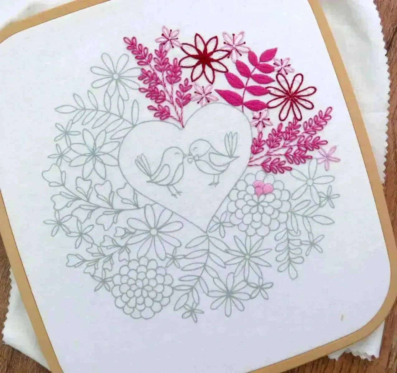 Love Blooms Hand Embroidery Pattern , PDF Download , StitchDoodles , Embroidery, embroidery hoop, embroidery hoop kit, embroidery kit for adults, embroidery kit for beginers, embroidery kits for beginners, embroidery pattern, hand embroidery, hand embroidery fabric, hand embroidery seat frame, nurge embroidery hoop, PDF pattern, Printed Pattern , StitchDoodles , shop.stitchdoodles.com