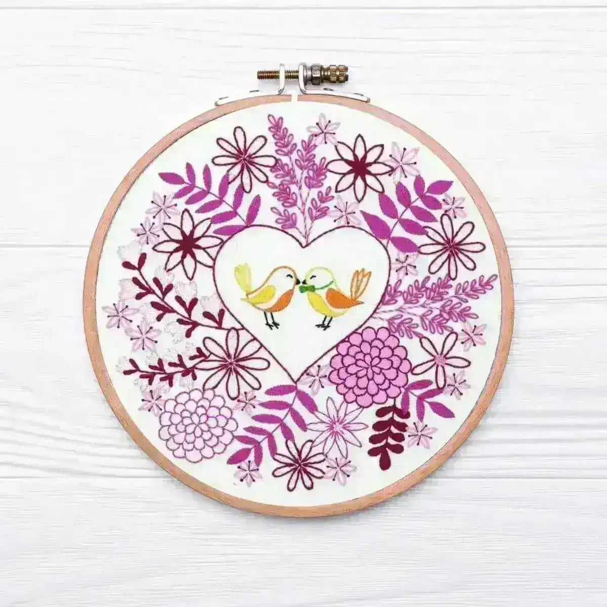 Love Blooms, Pre Printed Embroidery Fabric Panel Pattern , Pre Printed Fabric Pattern , StitchDoodles , Embroidery, embroidery hoop, embroidery hoop kit, embroidery kit for adults, embroidery kit for beginers, embroidery kits for beginners, embroidery pattern, hand embroidery, hand embroidery fabric, hand embroidery seat frame, nurge embroidery hoop, PDF pattern, pre-printed fabric, Printed Pattern , StitchDoodles , shop.stitchdoodles.com