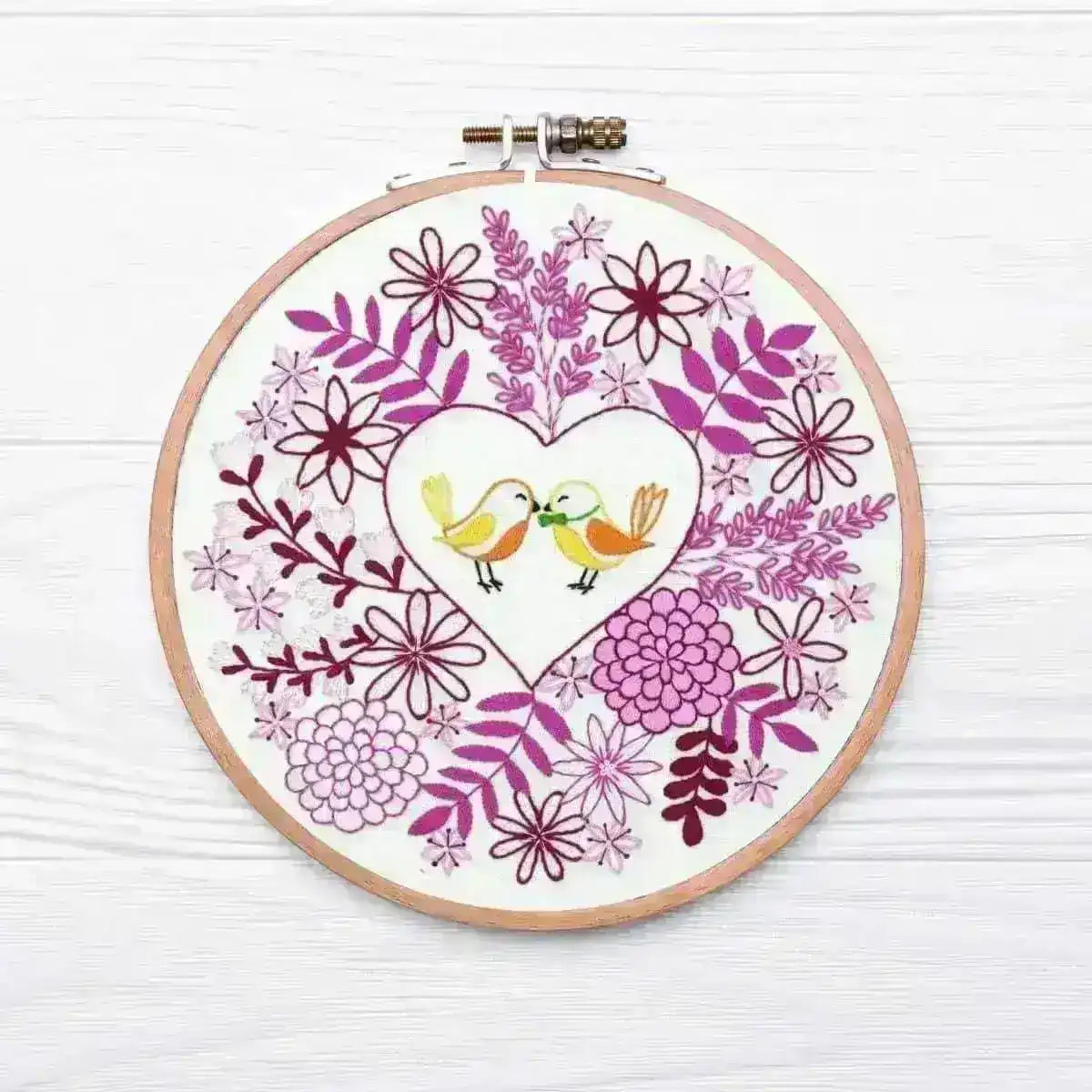 Love Blooms, Pre Printed Embroidery Fabric Panel Pattern , Pre Printed Fabric Pattern , StitchDoodles , Embroidery, embroidery hoop, embroidery hoop kit, embroidery kit for adults, embroidery kit for beginers, embroidery kits for beginners, embroidery pattern, hand embroidery, hand embroidery fabric, hand embroidery seat frame, nurge embroidery hoop, PDF pattern, pre-printed fabric, Printed Pattern , StitchDoodles , shop.stitchdoodles.com