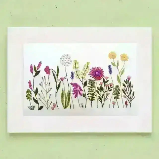 Meadow Flowers Hand Embroidery Kit , Embroidery Kit , StitchDoodles , beginner embroidery, countryside, embroidery hoop kit, embroidery kit for adults, embroidery kit for beginers, embroidery kits for beginners, flowers, garden, hand embroidery kit, hand embroidery pattern, hand embroidery thread, meadow, nature, nurge, nurge hoop, nurse kit, petals , StitchDoodles , shop.stitchdoodles.com