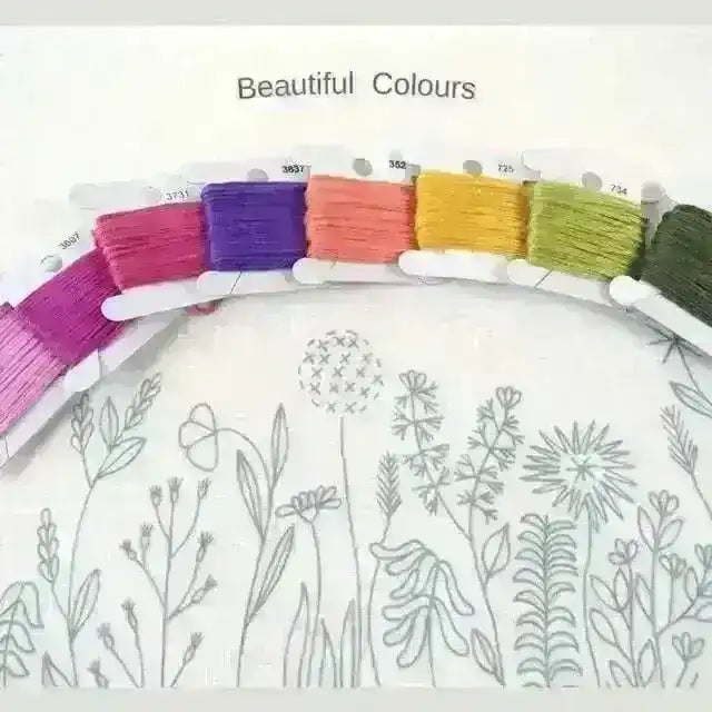 Meadow Flowers Hand Embroidery Kit , Embroidery Kit , StitchDoodles , beginner embroidery, countryside, embroidery hoop kit, embroidery kit for adults, embroidery kit for beginers, embroidery kits for beginners, flowers, garden, hand embroidery kit, hand embroidery pattern, hand embroidery thread, meadow, nature, nurge, nurge hoop, nurse kit, petals , StitchDoodles , shop.stitchdoodles.com