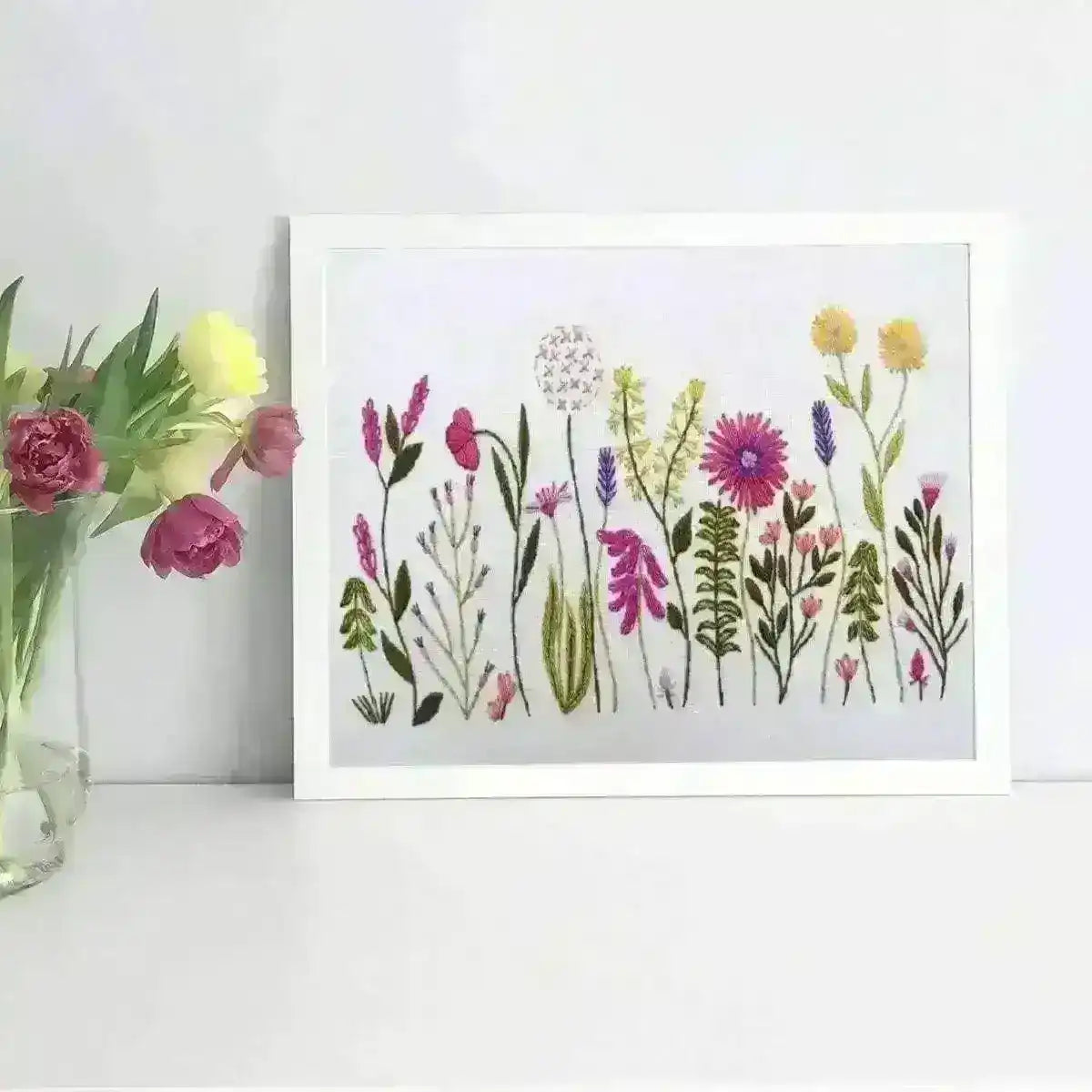 Meadow Flowers Hand Embroidery Pattern , PDF Download , StitchDoodles , bird embroidery, Embroidery, embroidery hoop, embroidery hoop kit, embroidery kit for adults, embroidery kit for beginers, embroidery kits for beginners, embroidery pattern, garden embroidery, hand embroidery, hand embroidery fabric, hand embroidery seat frame, nurge embroidery hoop, PDF pattern, Printed Pattern , StitchDoodles , shop.stitchdoodles.com