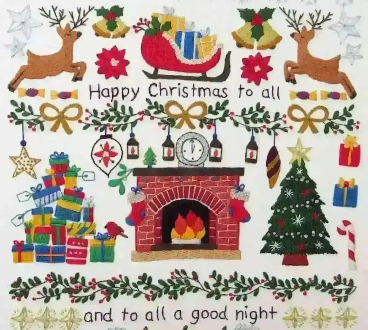 Night Before Christmas Hand Embroidery Pattern , PDF Download , StitchDoodles , christmas, embroidery hoop kit, embroidery kit for adults, embroidery kit for beginers, embroidery kits for beginners, embroidery pattern, hand embroidery, PDF pattern , StitchDoodles , shop.stitchdoodles.com