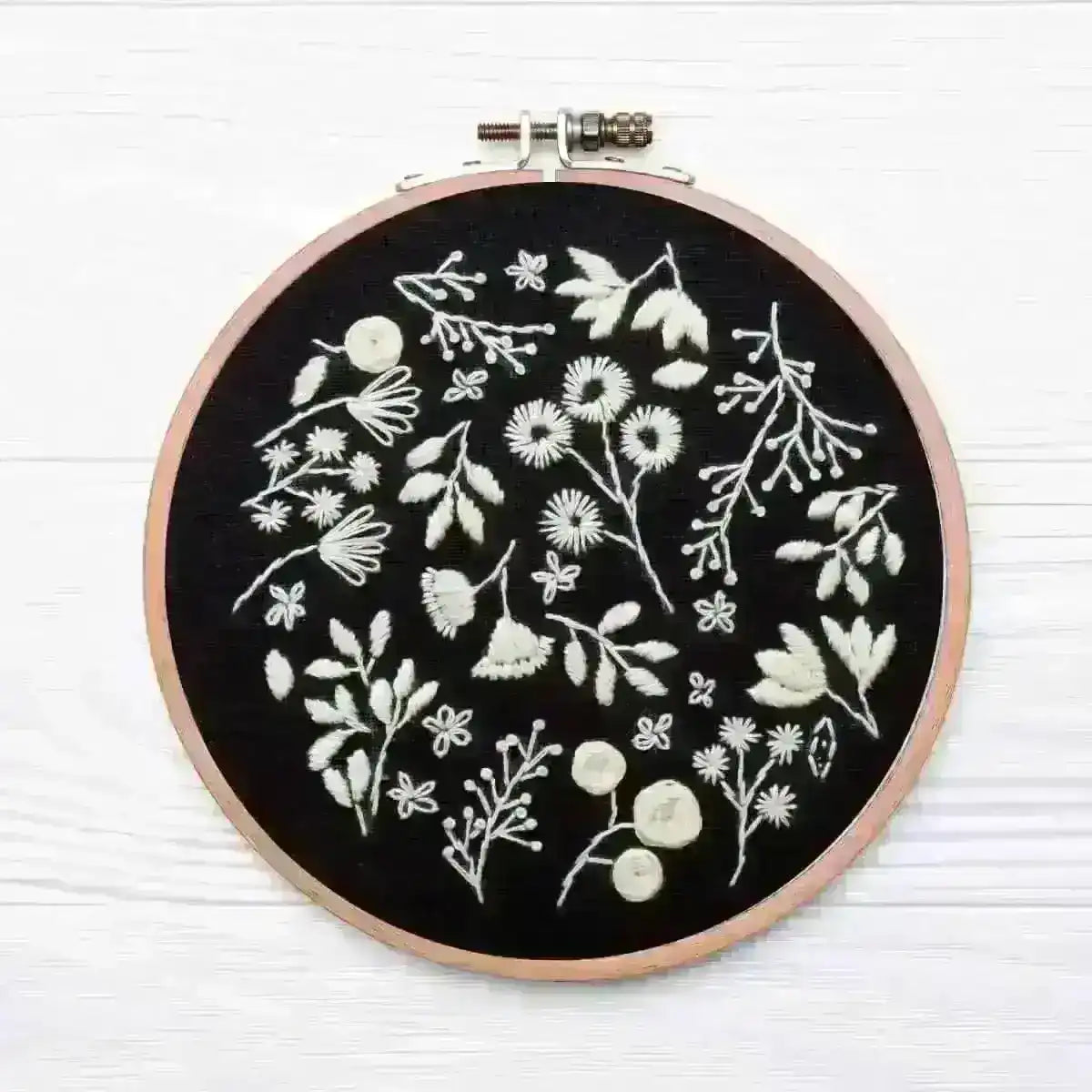 Night Blooming, Hand Embroidery Pattern , PDF Download , StitchDoodles , embroidery hoop kit, embroidery kit for adults, embroidery kit for beginers, embroidery kits for beginners, hand embroidery, PDF pattern , StitchDoodles , shop.stitchdoodles.com