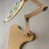 Nurge Adjustable Wooden Seat Embroidery Stand , Embroidery Supplies , Nurge , embroidery hoop kit, embroidery kit for adults, embroidery kit for beginers, embroidery kits for beginners, hand embroidery, hand embroidery hoop, hand embroidery seat frame, nurge seat stand , StitchDoodles , shop.stitchdoodles.com