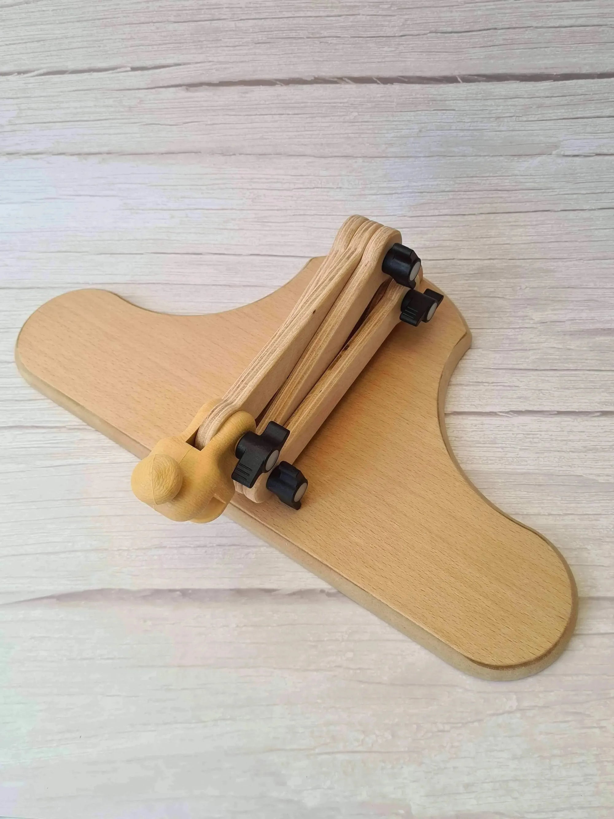 Nurge Adjustable Wooden Seat Embroidery Stand , Embroidery Supplies , Nurge , embroidery hoop kit, embroidery kit for adults, embroidery kit for beginers, embroidery kits for beginners, hand embroidery, hand embroidery hoop, hand embroidery seat frame, nurge seat stand , StitchDoodles , shop.stitchdoodles.com