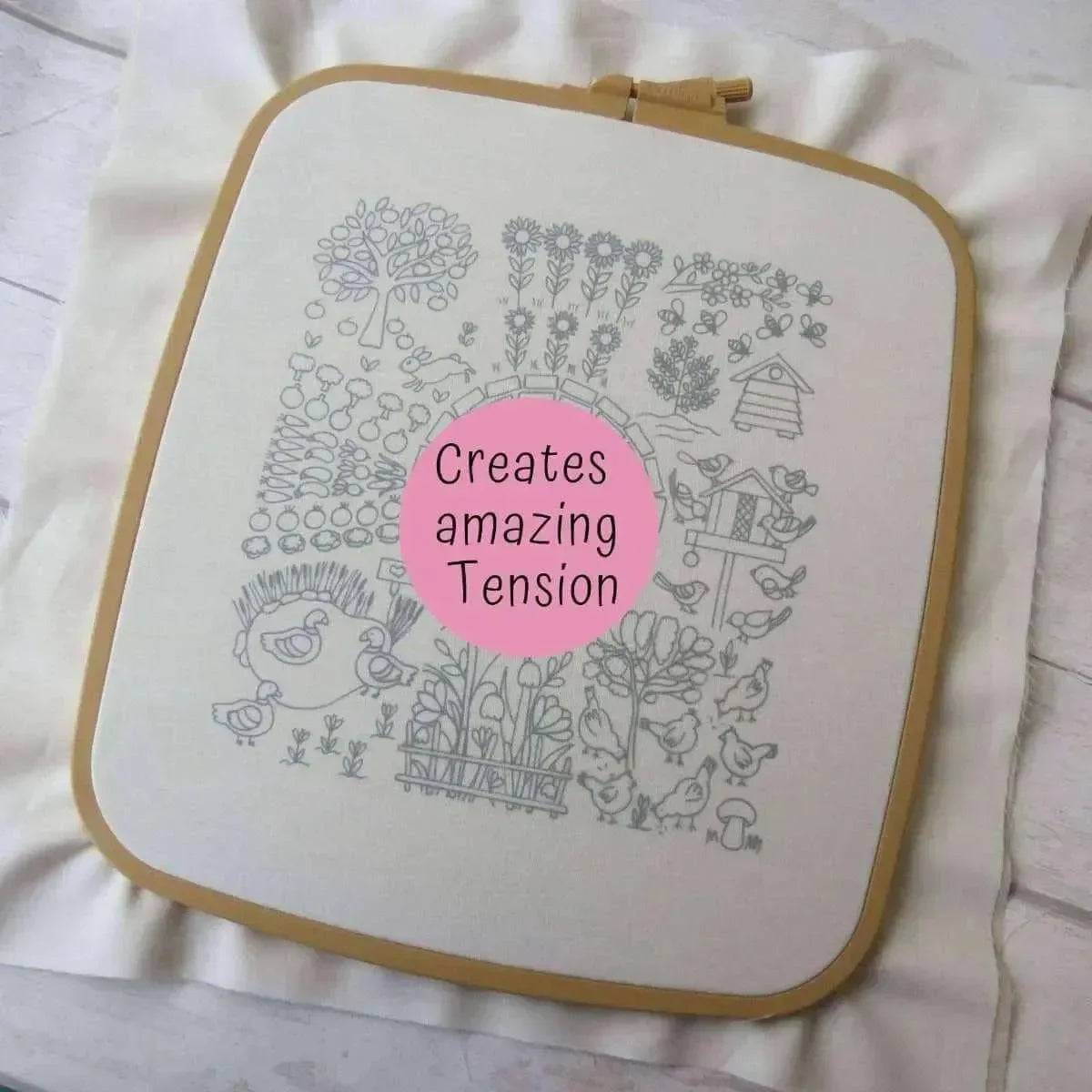 Nurge Embroidery Hoops - Square Plastic Hoops , Embroidery Supplies , Nurge , embroidery hoop, embroidery hoop kit, embroidery kit for adults, embroidery kit for beginers, hand embroidery, hand embroidery hoop, nurge, nurge embroidery hoop, nurge hoop, nurge hoops, nurge square hoops , StitchDoodles , shop.stitchdoodles.com