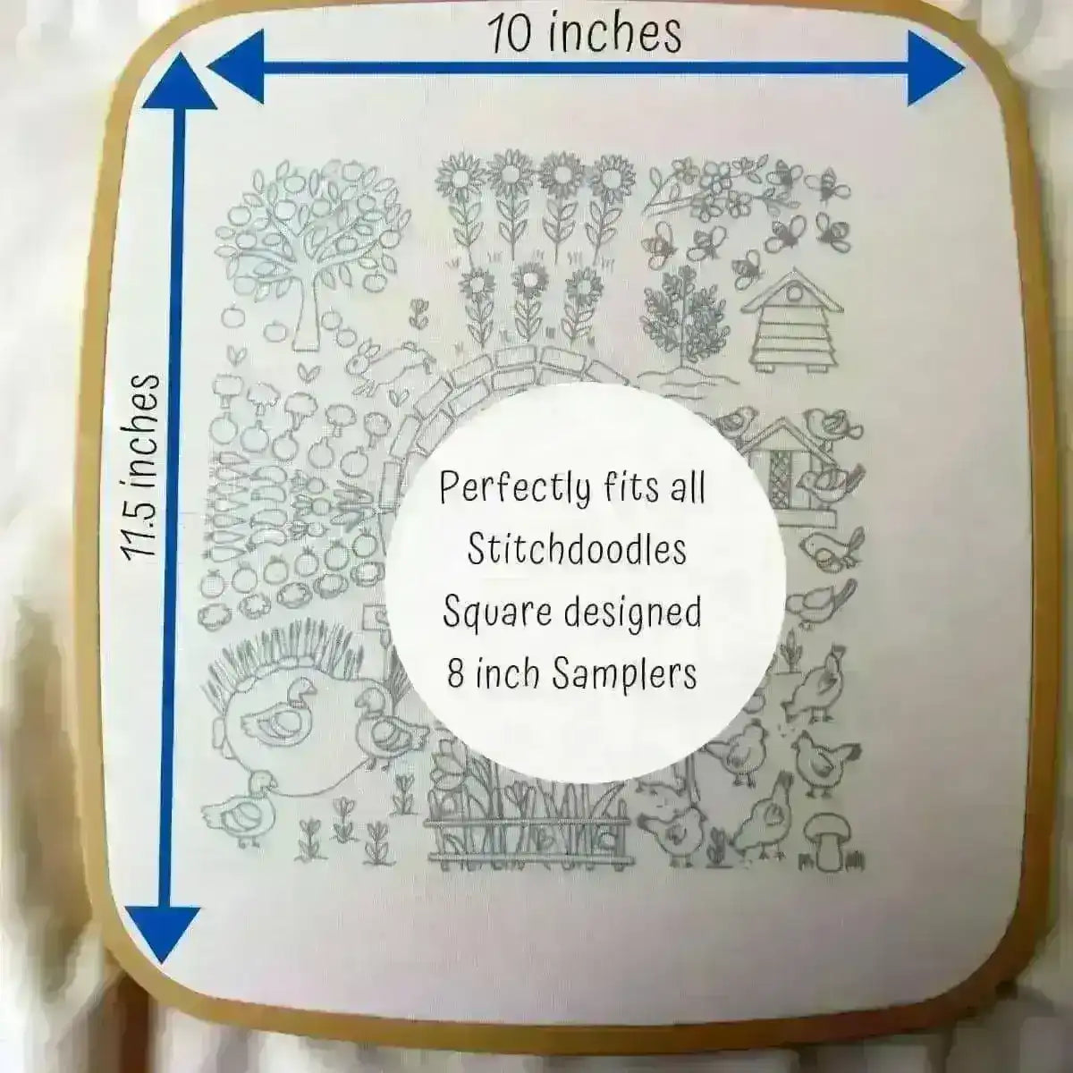 Nurge Embroidery Hoops - Square Plastic Hoops , Embroidery Supplies , Nurge , embroidery hoop, embroidery hoop kit, embroidery kit for adults, embroidery kit for beginers, hand embroidery, hand embroidery hoop, nurge, nurge embroidery hoop, nurge hoop, nurge hoops, nurge square hoops , StitchDoodles , shop.stitchdoodles.com