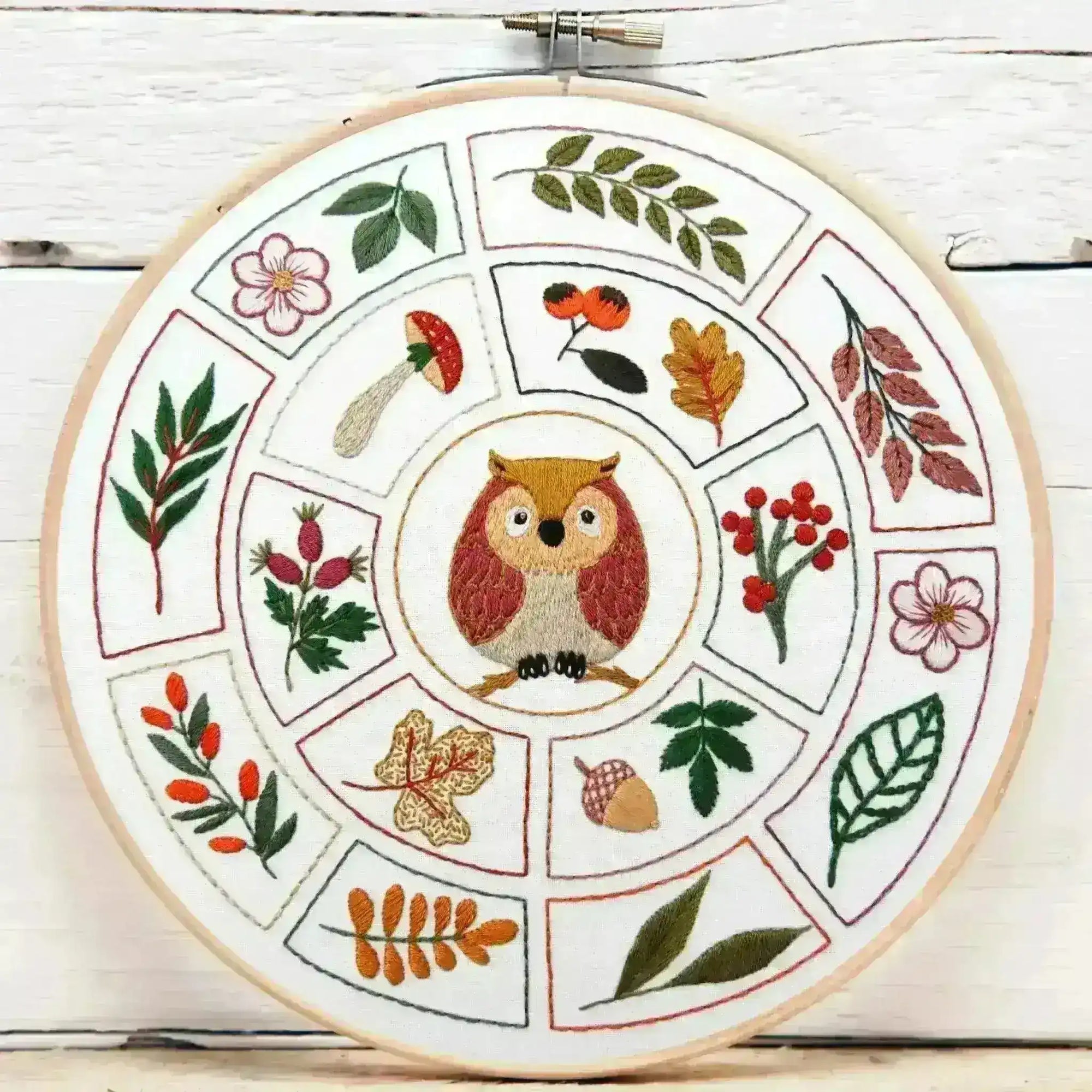 Owls Delight Design Embroidery PDF Beginners Pattern