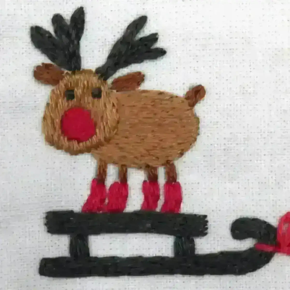 Santa's on his Way Christmas PDF Pattern , PDF Download , StitchDoodles , christmas, embroidery hoop kit, embroidery kit for adults, embroidery kit for beginers , StitchDoodles , shop.stitchdoodles.com