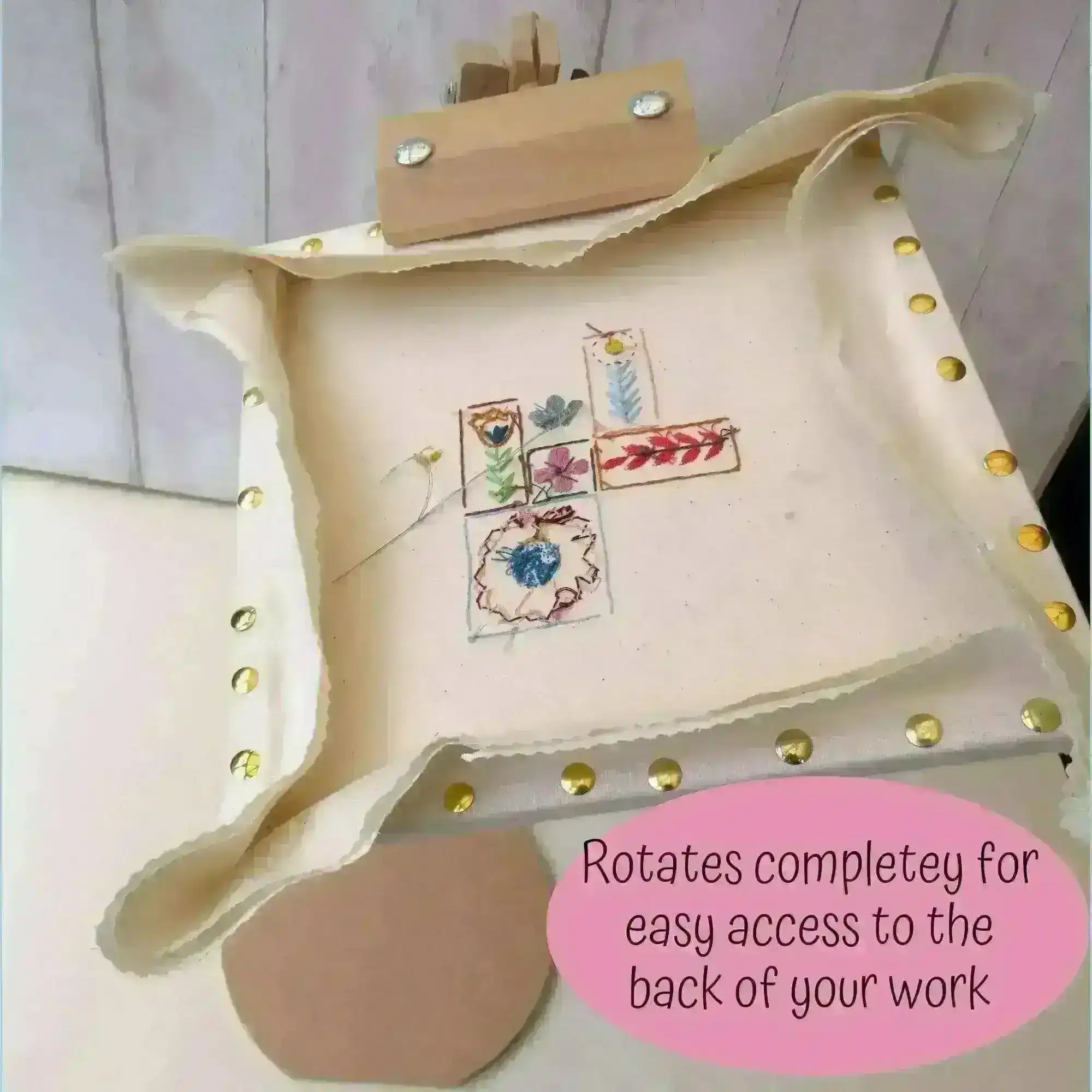 Siesta Master Embroidery Seat Stand , Embroidery Supplies , Siesta , embroidery hoop, embroidery hoop kit, embroidery kit for adults, embroidery kit for beginers, hand embroidery, hand embroidery hoop, siesta master seat stand , StitchDoodles , shop.stitchdoodles.com