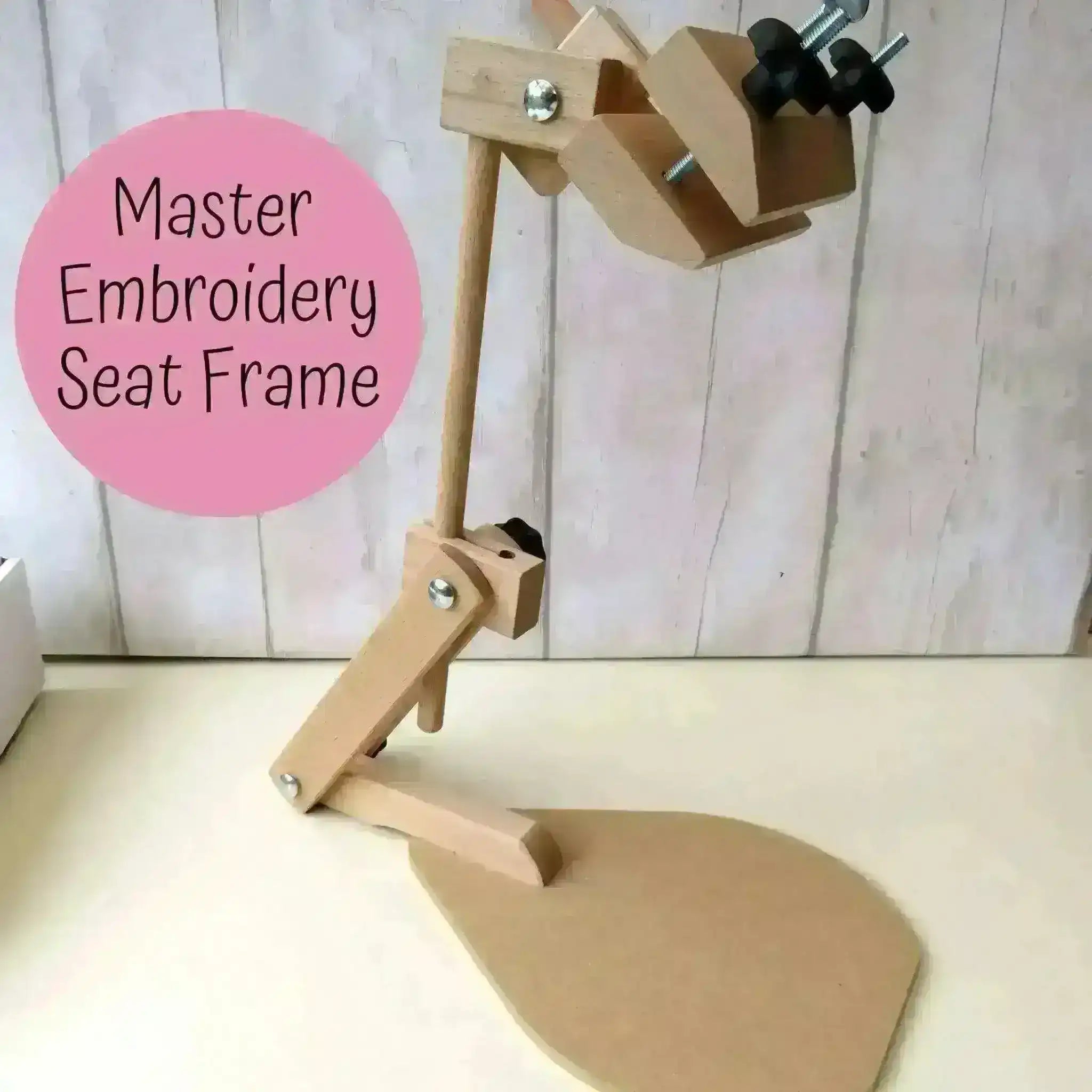 Siesta Master Embroidery Seat Stand , Embroidery Supplies , Siesta , embroidery hoop, embroidery hoop kit, embroidery kit for adults, embroidery kit for beginers, hand embroidery, hand embroidery hoop, siesta master seat stand , StitchDoodles , shop.stitchdoodles.com