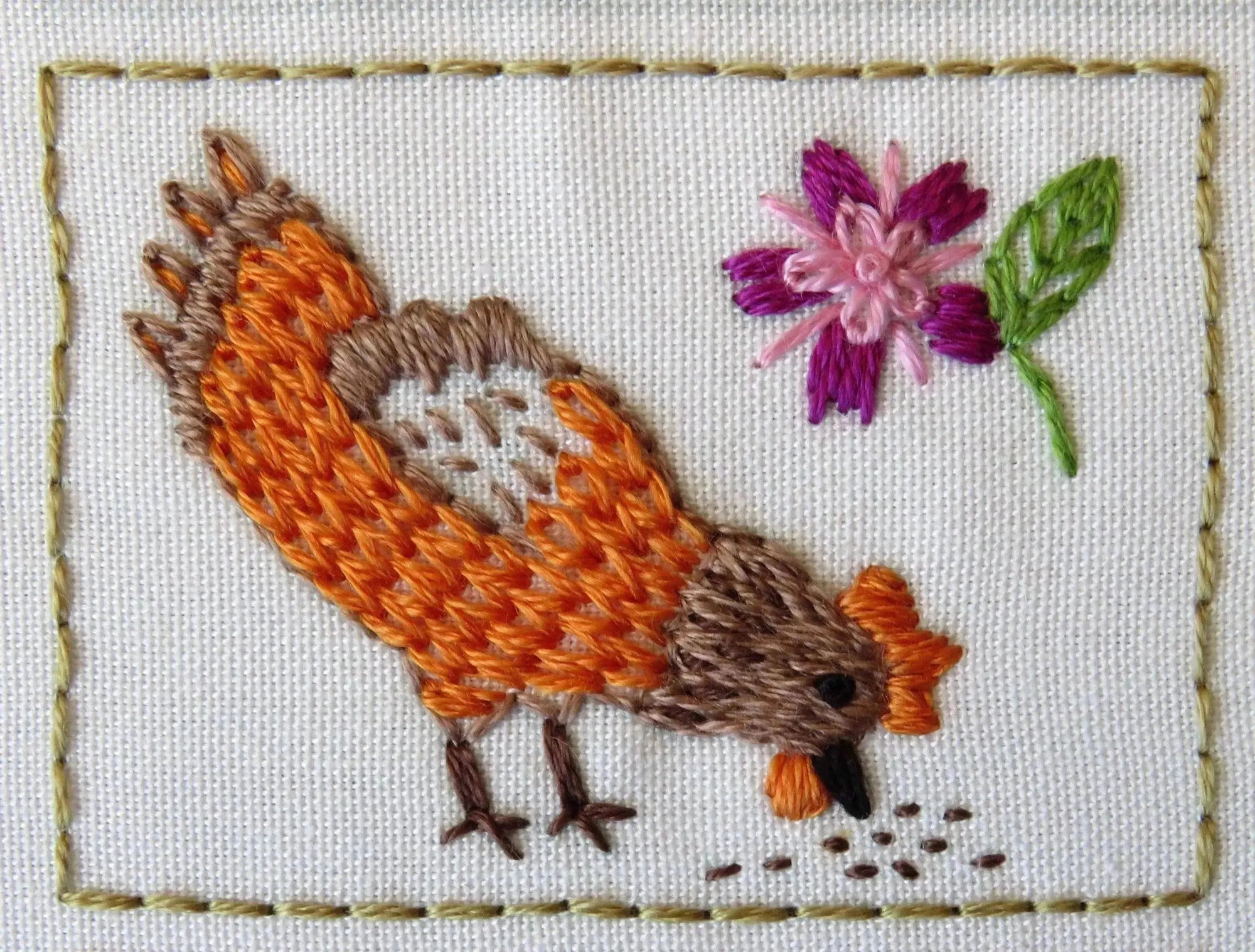 Spring Splendour Hand Embroidery Kit , Embroidery Kit , StitchDoodles , bird embroidery, embroidery hoop kit, embroidery kit for adults, embroidery kit for beginers, flower embroidery, hand embroidery, spring embroidery, spring embroidery kit, spring pattern, winter embroidery , StitchDoodles , shop.stitchdoodles.com