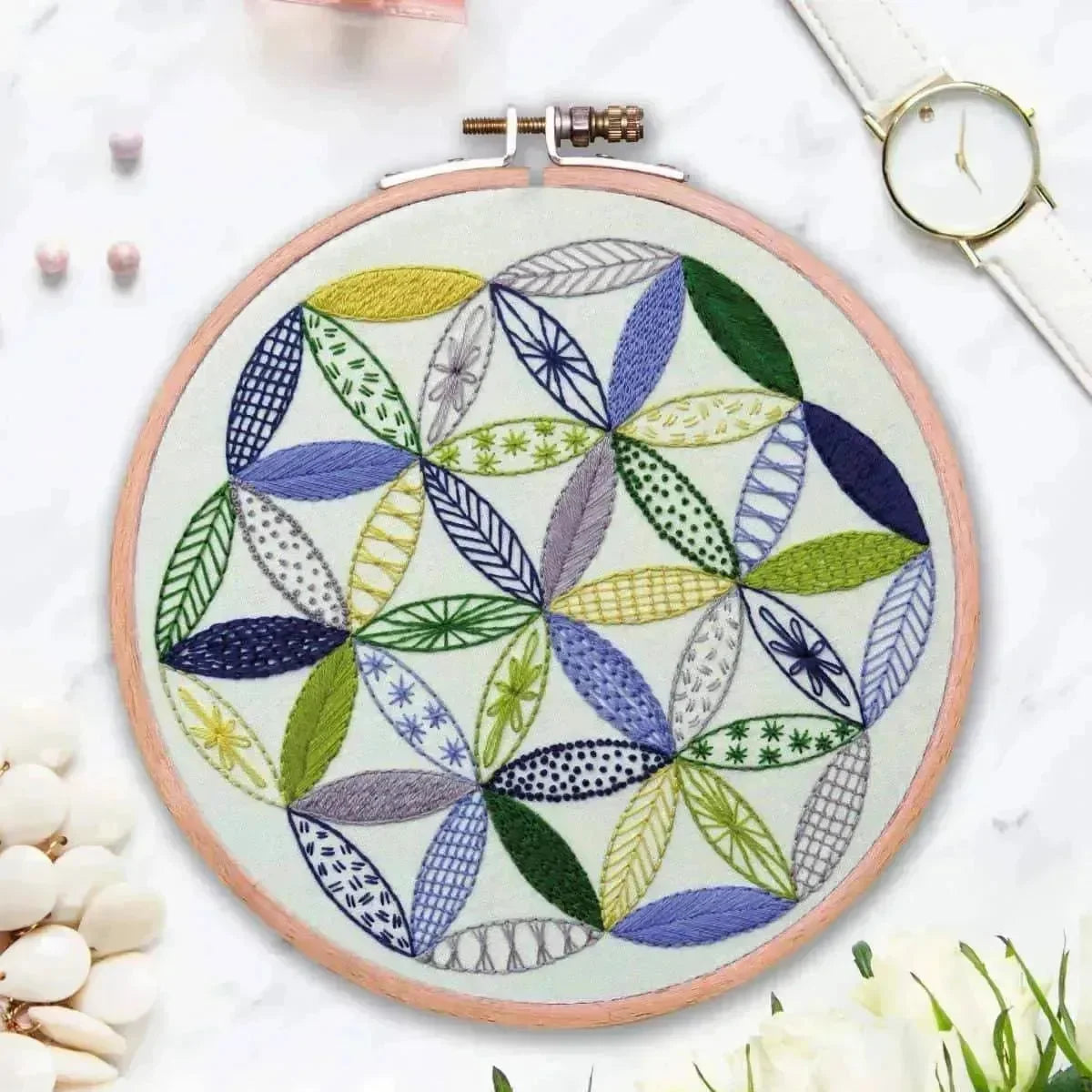 Starflower Sampler Hand Embroidery Kit , Embroidery Kit , StitchDoodles , beginer embroidery, embroidery hoop kit, embroidery kit for adults, embroidery kit for beginners, embroidery kits for adults, embroidery kits for beginers, hand embroidery, hand embroidery kit, hand embroidery pattern, hand sampler, modern embroidery kits, PDF pattern, sampler, sampler embroider, sampler embroidery , StitchDoodles , shop.stitchdoodles.com