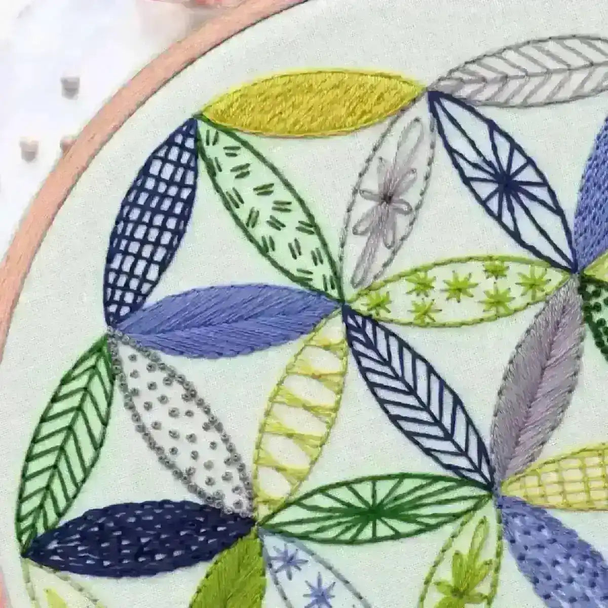 Starflower Sampler, Pre Printed Embroidery Fabric Panel , Pre Printed Fabric Pattern , StitchDoodles , beginer sampler, embroidery hoop kit, Embroidery Kit, embroidery kit for adults, embroidery kit for beginners, embroidery kits for adults, embroidery kits for beginers, embroidery pattern, embroidery sampler, flower sampler, hand embroidery, hand embroidery fabric, modern embroidery kits, PDF pattern, sampler , StitchDoodles , shop.stitchdoodles.com