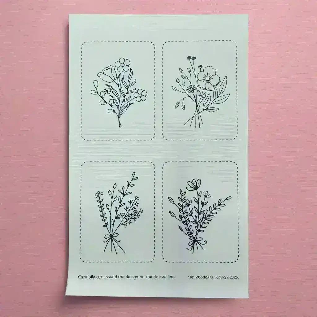 Stick and Stitch Doodles, Blooming Bouquets , embroidery pattern , StitchDoodles , embroidery pattern, Embroidery Supplies, embroidery thread, hand embroidery, hand embroidery pattern, new, stick and stitch , StitchDoodles , shop.stitchdoodles.com