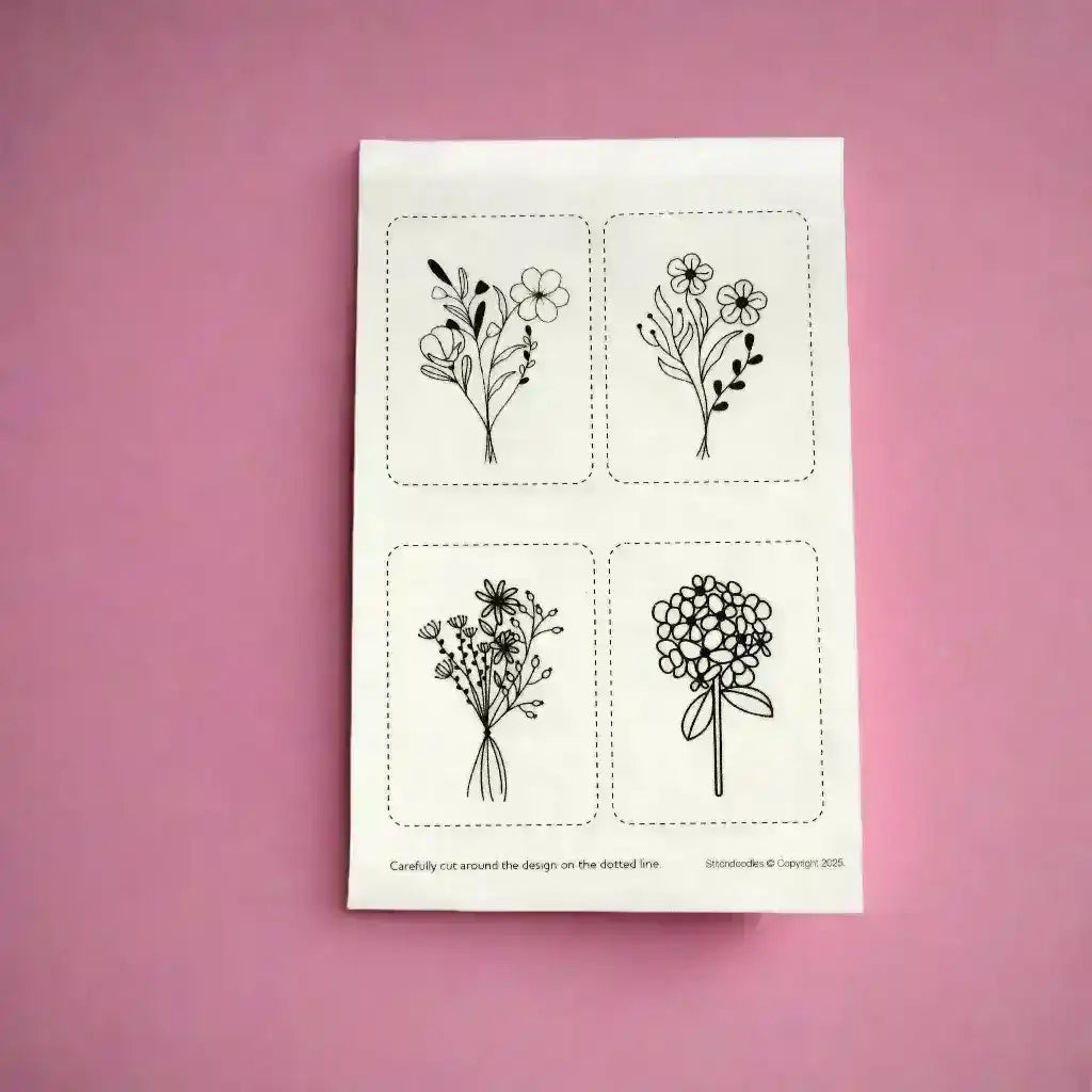 Stick and Stitch Doodles, Blooming Bouquets , embroidery pattern , StitchDoodles , embroidery pattern, Embroidery Supplies, embroidery thread, hand embroidery, hand embroidery pattern, new, stick and stitch , StitchDoodles , shop.stitchdoodles.com