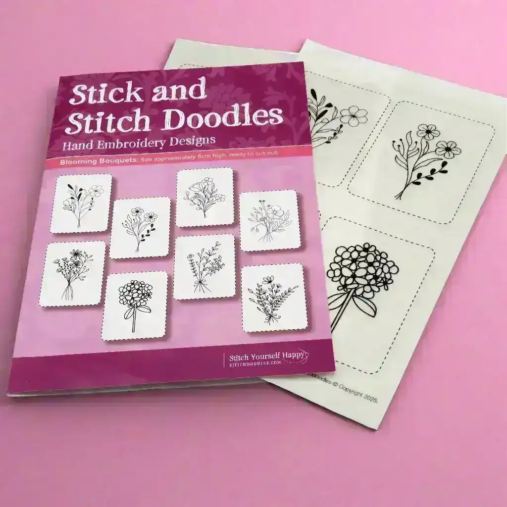 Stick and Stitch Doodles, Blooming Bouquets , embroidery pattern , StitchDoodles , embroidery pattern, Embroidery Supplies, embroidery thread, hand embroidery, hand embroidery pattern, new, stick and stitch , StitchDoodles , shop.stitchdoodles.com