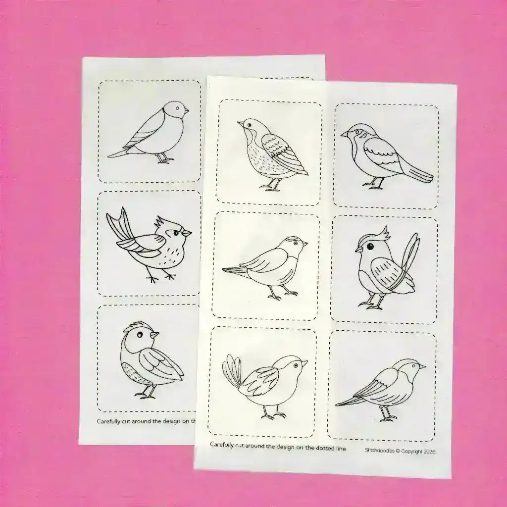 Stick and Stitch Doodles, Embroidery Feathered Friends , embroidery pattern , StitchDoodles , embroidery pattern, Embroidery Supplies, embroidery thread, hand embroidery, hand embroidery pattern, new, stick and stitch , StitchDoodles , shop.stitchdoodles.com