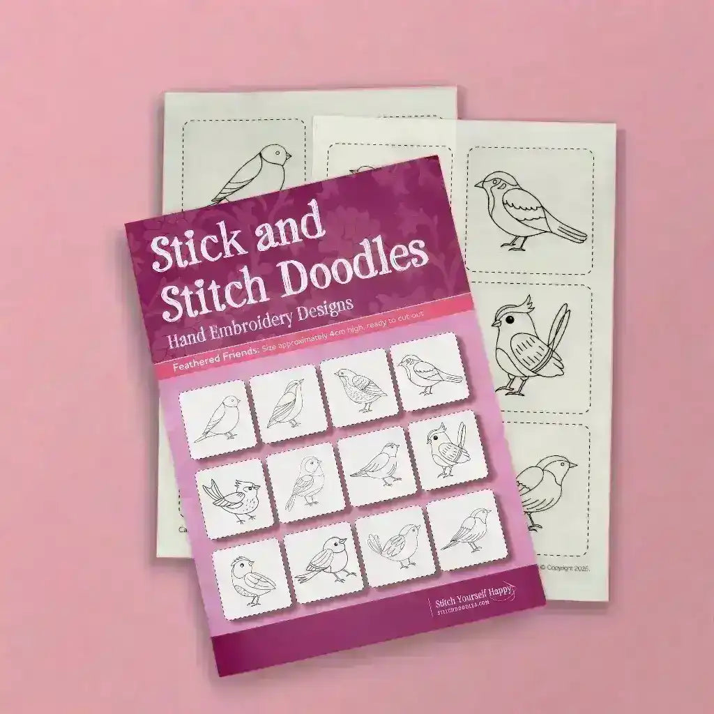 Stick and Stitch Doodles, Embroidery Feathered Friends , embroidery pattern , StitchDoodles , embroidery pattern, Embroidery Supplies, embroidery thread, hand embroidery, hand embroidery pattern, new, stick and stitch , StitchDoodles , shop.stitchdoodles.com