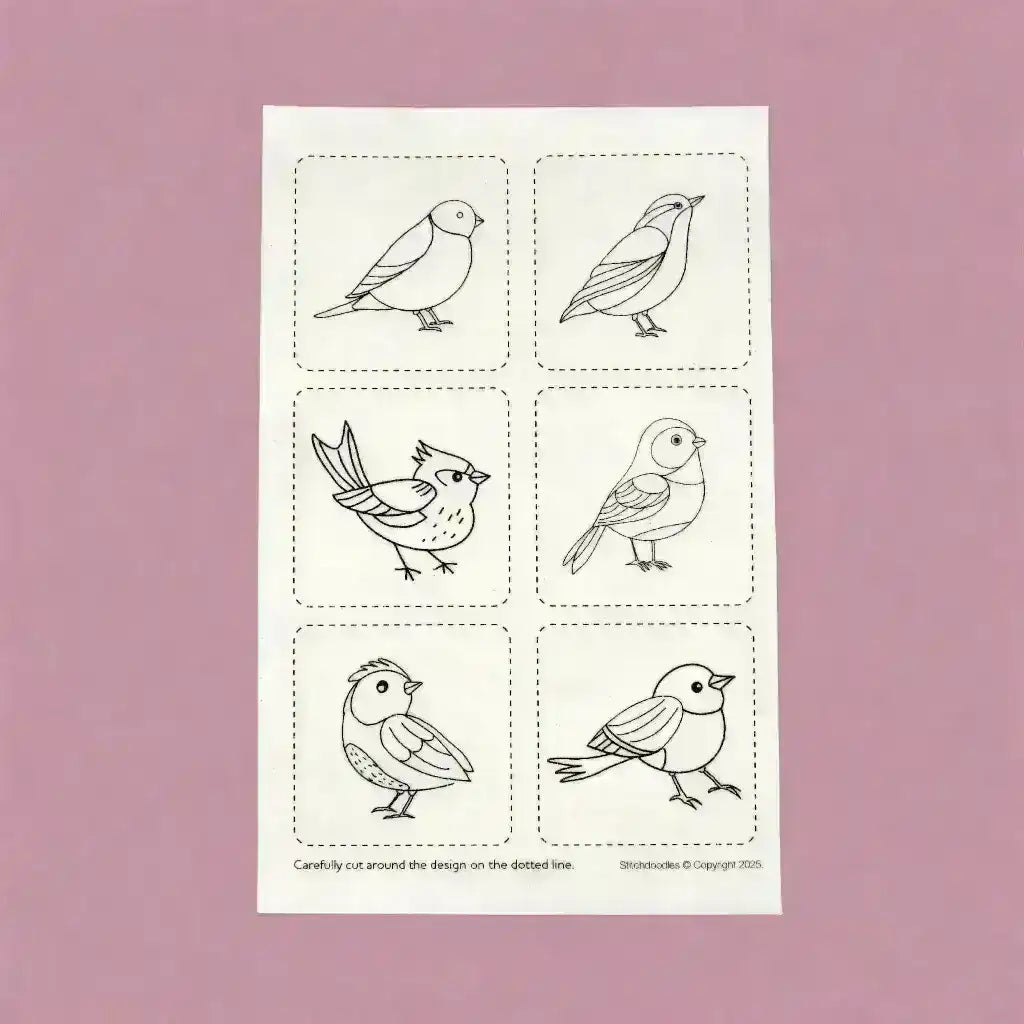 Stick and Stitch Doodles, Embroidery Feathered Friends , embroidery pattern , StitchDoodles , embroidery pattern, Embroidery Supplies, embroidery thread, hand embroidery, hand embroidery pattern, new, stick and stitch , StitchDoodles , shop.stitchdoodles.com