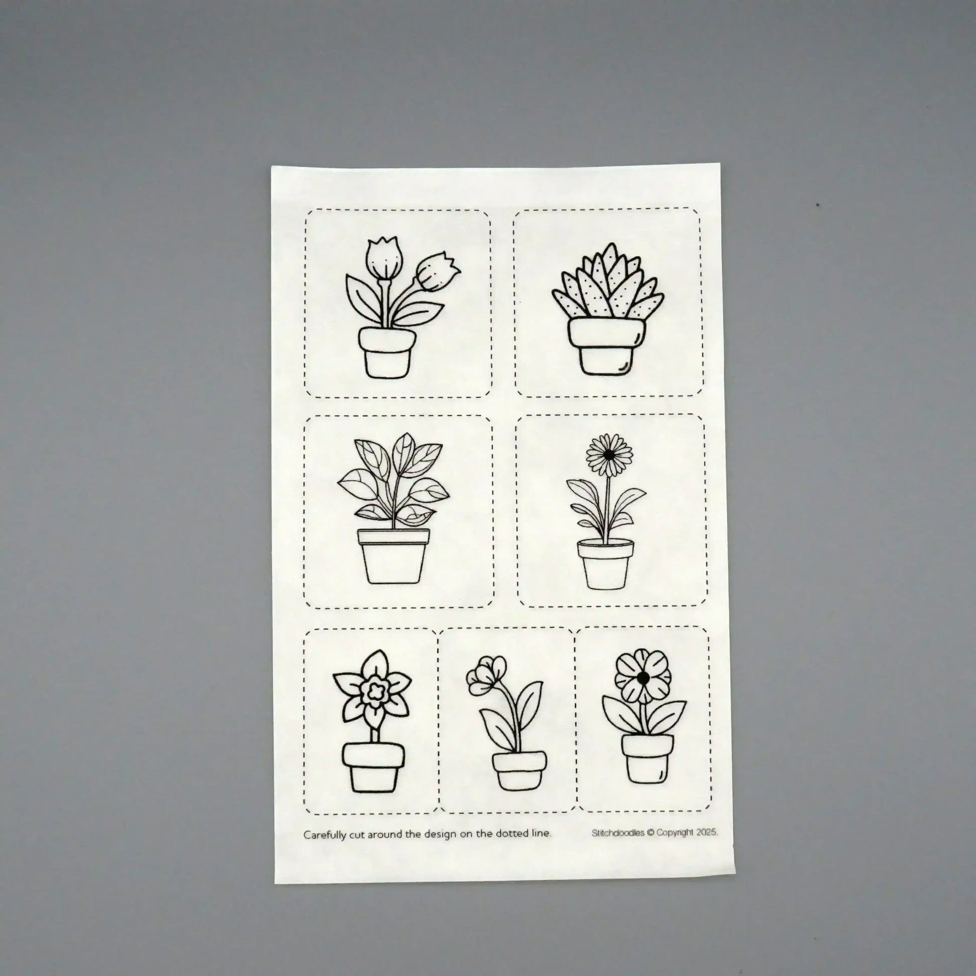 Stick and Stitch Doodles, Embroidery Garden Plant Pots , embroidery pattern , StitchDoodles , embroidery pattern, Embroidery Supplies, embroidery thread, hand embroidery, hand embroidery pattern, new, stick and stitch , StitchDoodles , shop.stitchdoodles.com