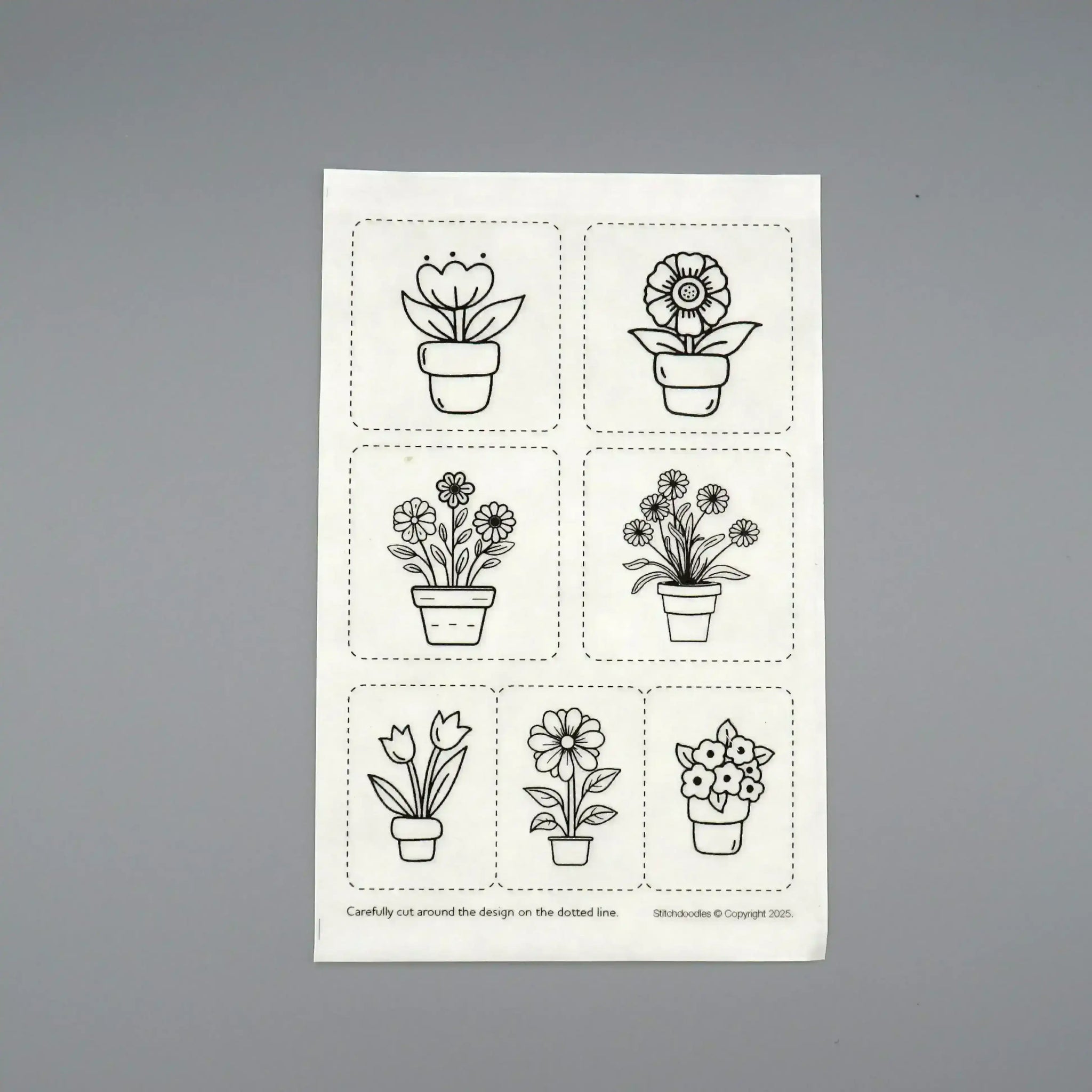 Stick and Stitch Doodles, Embroidery Garden Plant Pots , embroidery pattern , StitchDoodles , embroidery pattern, Embroidery Supplies, embroidery thread, hand embroidery, hand embroidery pattern, new, stick and stitch , StitchDoodles , shop.stitchdoodles.com