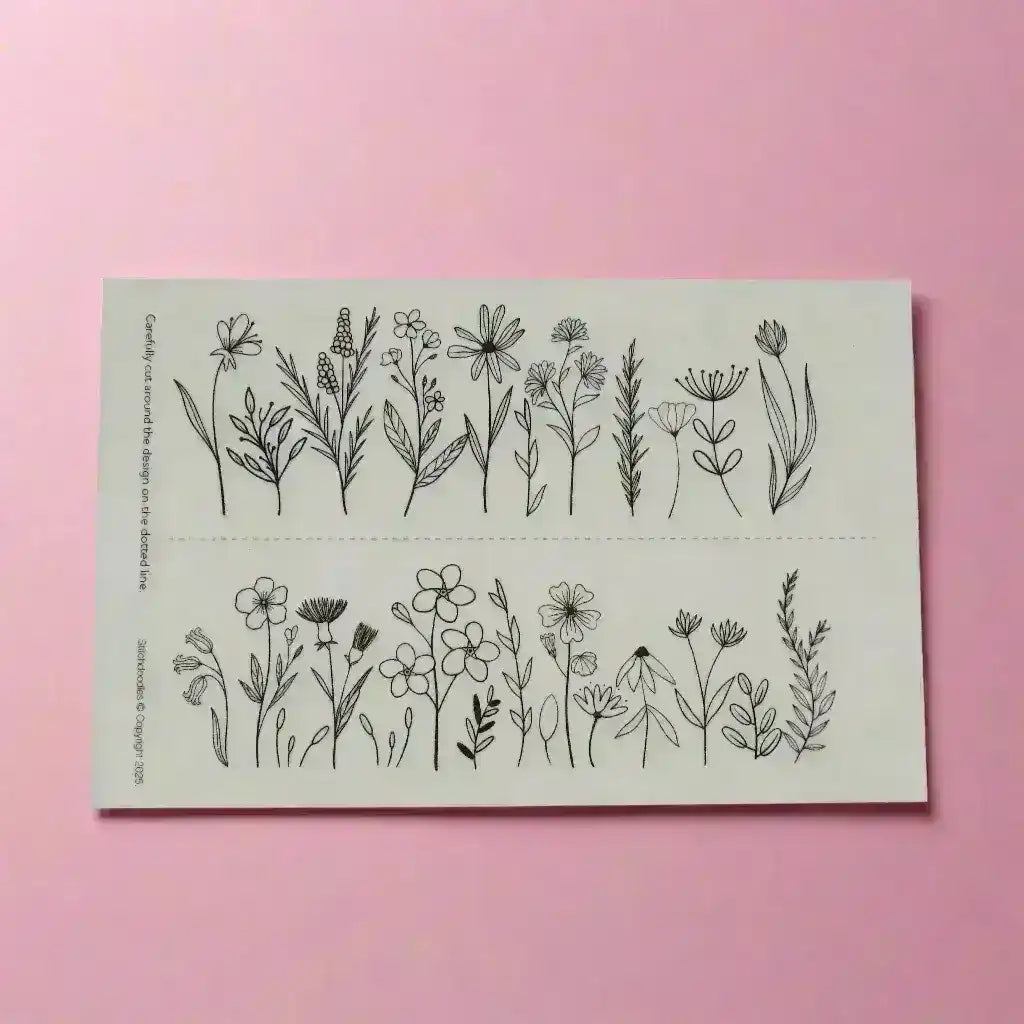 Stick and Stitch Doodles, Embroidery Wildflowers , embroidery pattern , StitchDoodles , embroidery pattern, Embroidery Supplies, embroidery thread, hand embroidery, hand embroidery pattern, new, stick and stitch , StitchDoodles , shop.stitchdoodles.com