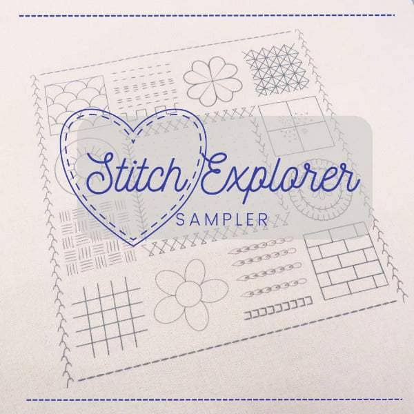 Learn to Embroider Heart Sampler Embroidery Kit for Beginners -   Embroidery  kits, Digital embroidery patterns, Modern hand embroidery patterns
