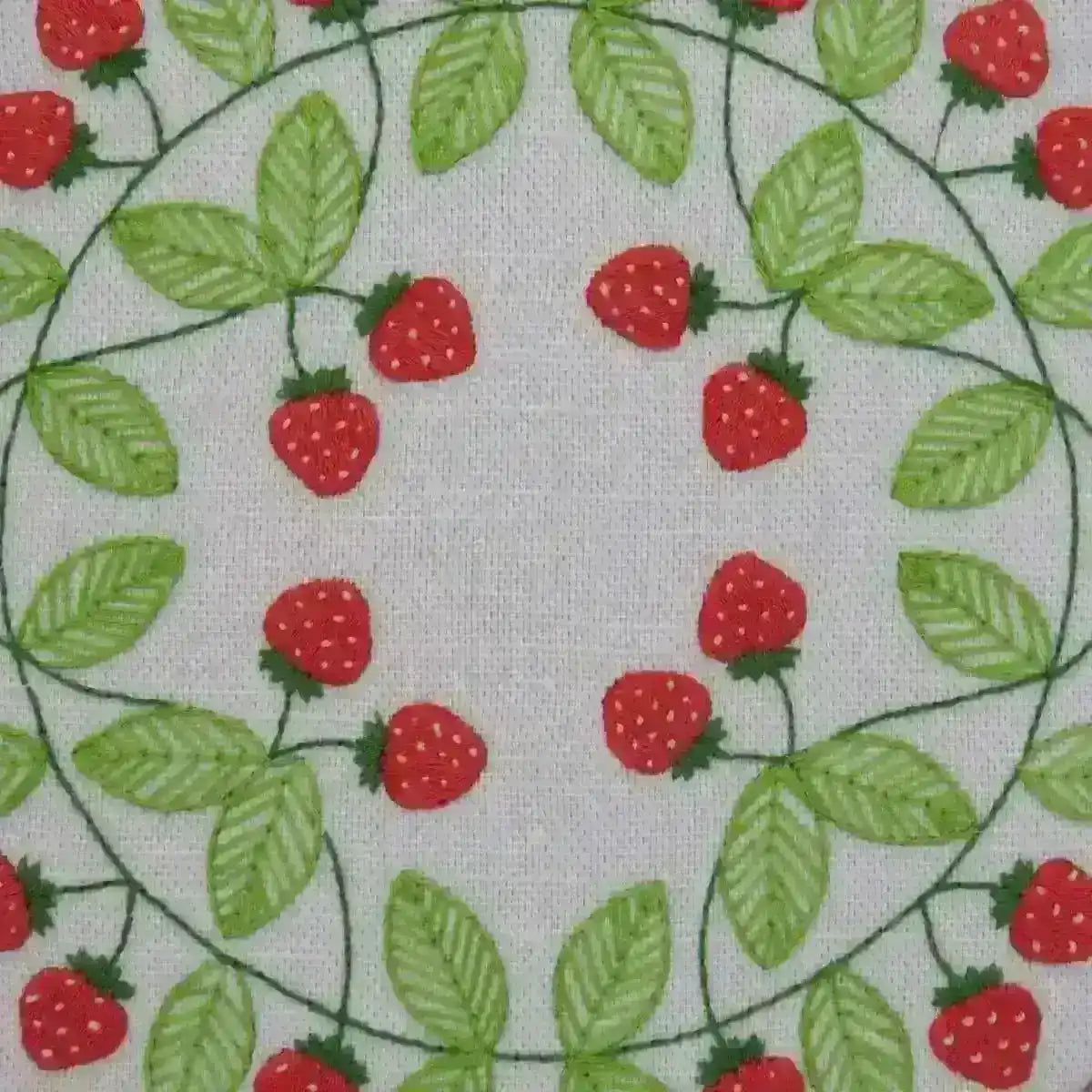 Strawberry Swirl, Pre Printed Embroidery Fabric Pattern , Pre Printed Fabric Pattern , StitchDoodles , crafting, Embroidery, embroidery gift, embroidery hoop kit, Embroidery Kit, embroidery kit for adults, embroidery kit for beginners, embroidery kits for adults, embroidery kits for beginers, embroidery pattern, hand embroidery, hand stitching, hoop art, modern embroidery, modern embroidery kits, sewing, stitchdoodles, strawberry , StitchDoodles , shop.stitchdoodles.com