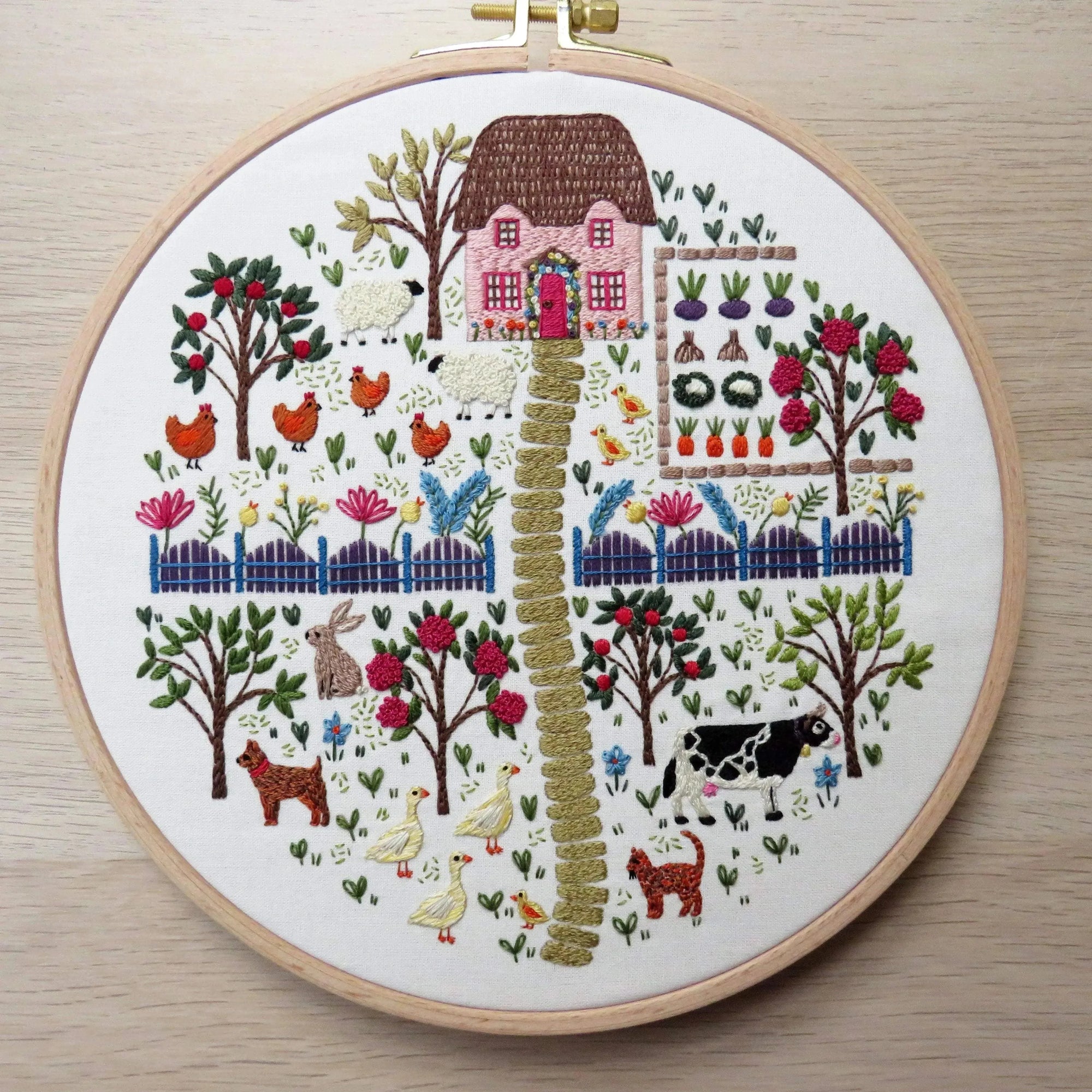 The Homestead Hand Embroidery Kit