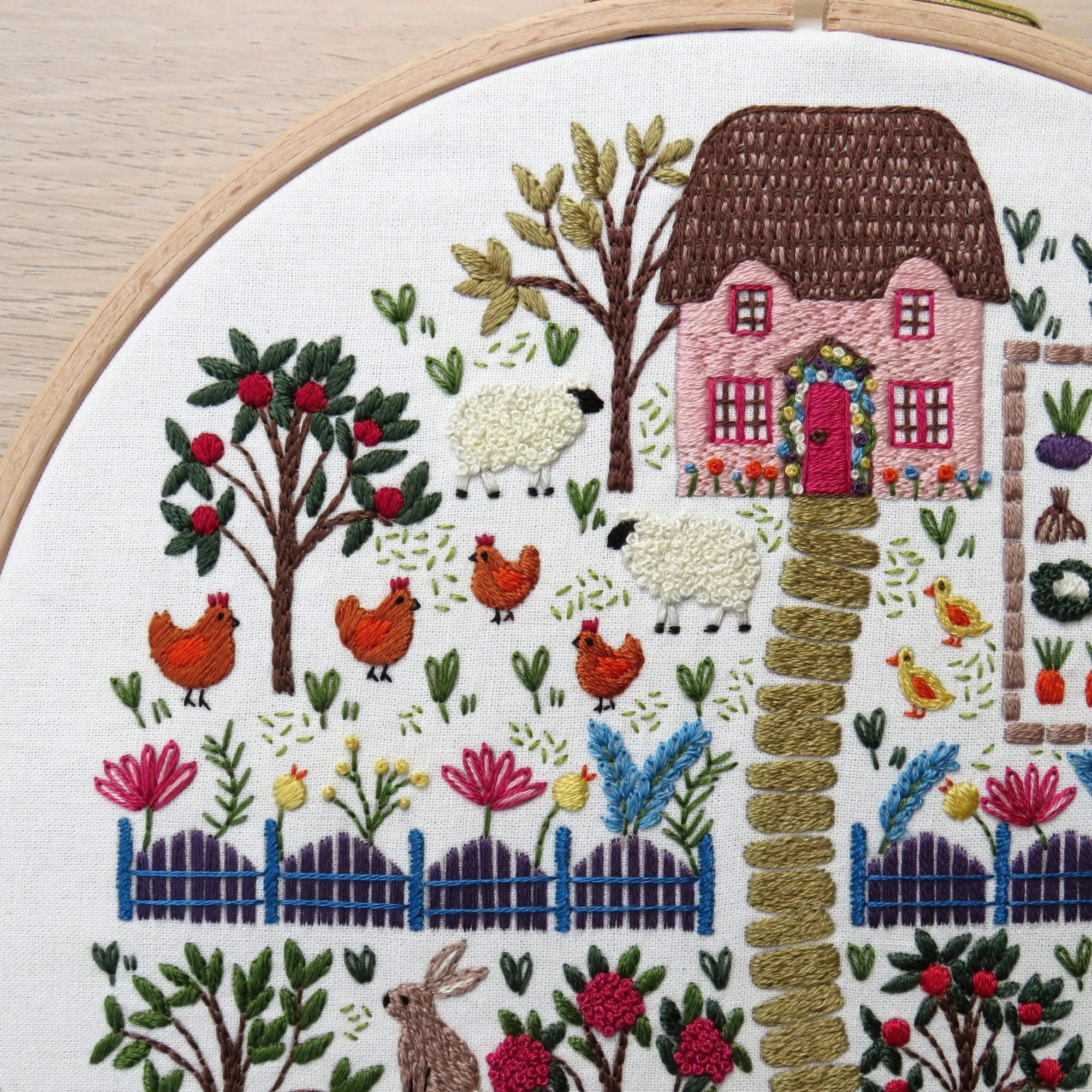 The Homestead Hand Embroidery Kit