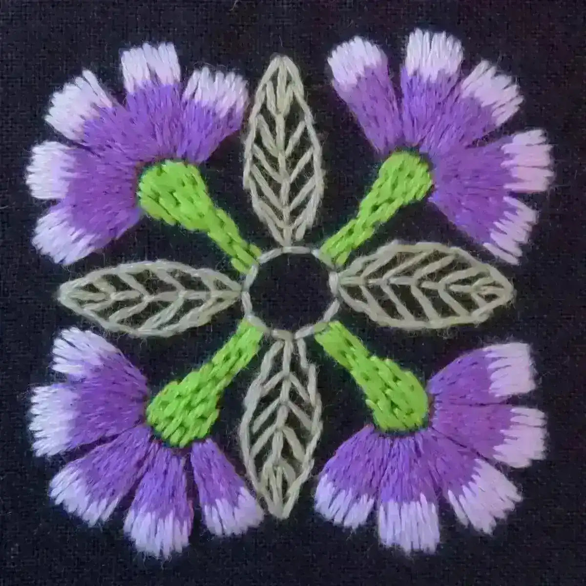 The Night Garden, Hand Embroidery Pattern , PDF Download , StitchDoodles , embroidery hoop kit, embroidery kit for adults, embroidery kit for beginners, embroidery kits for adults, embroidery kits for beginers, hand embroidery, modern embroidery kits, PDF pattern , StitchDoodles , shop.stitchdoodles.com