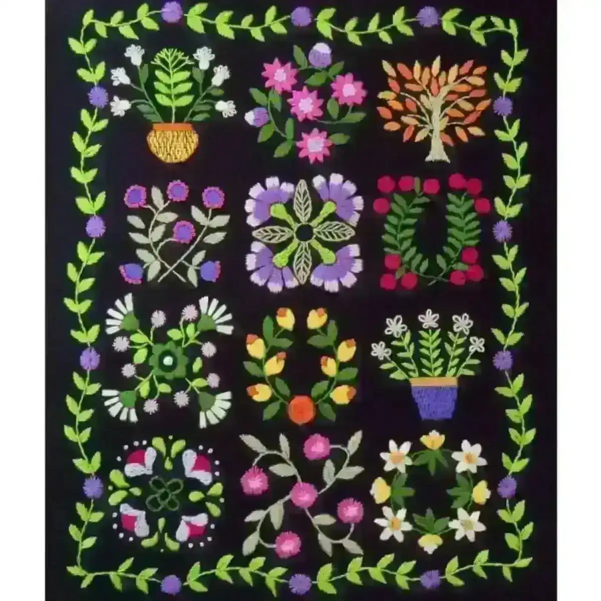 The Night Garden, Hand Embroidery Pattern , PDF Download , StitchDoodles , embroidery hoop kit, embroidery kit for adults, embroidery kit for beginners, embroidery kits for adults, embroidery kits for beginers, hand embroidery, modern embroidery kits, PDF pattern , StitchDoodles , shop.stitchdoodles.com