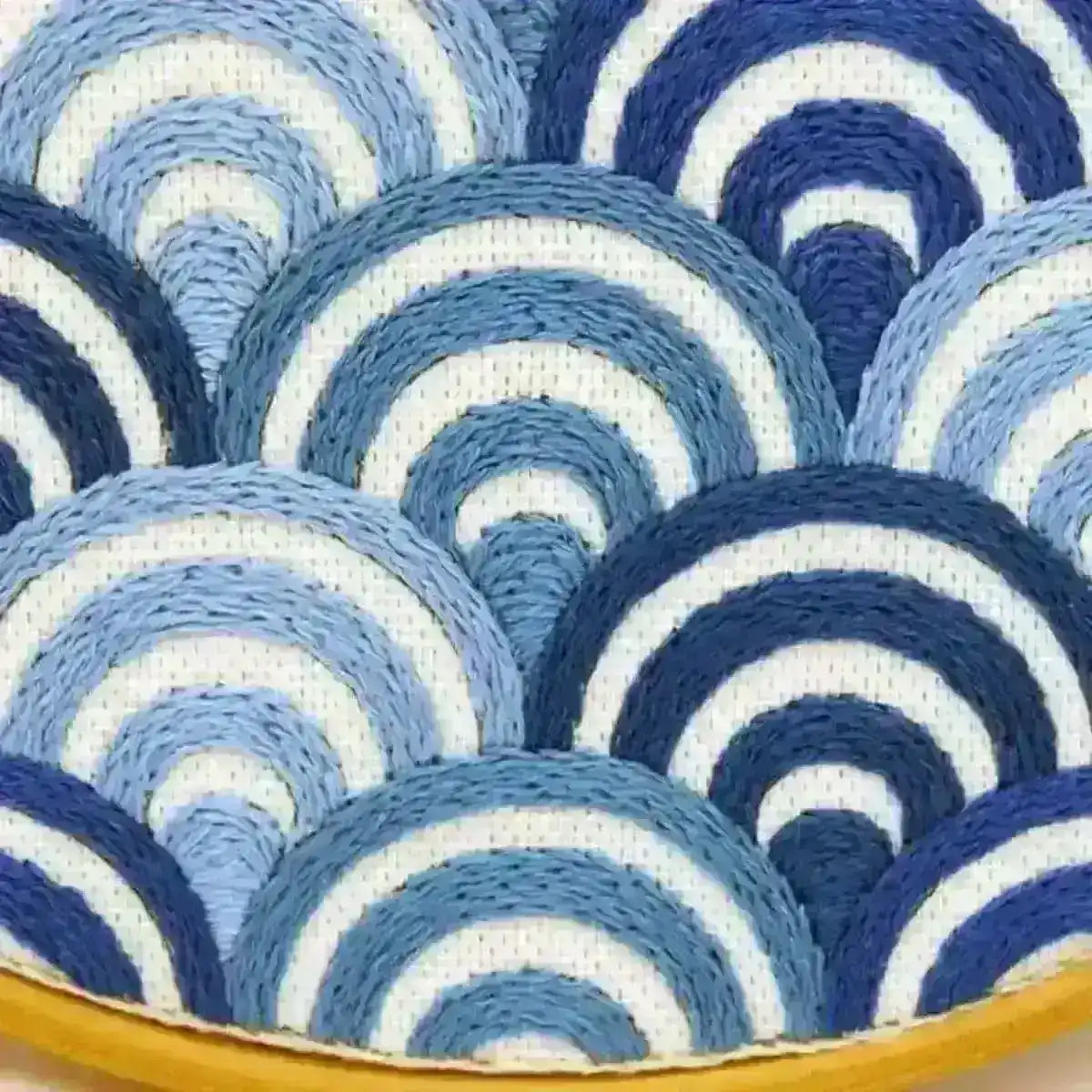 Waves Hand Embroidery Pattern , PDF Download , StitchDoodles , beginner embroidery, embroidery hoop kit, embroidery kit for adults, embroidery kit for beginners, embroidery kits for adults, embroidery kits for beginers, hand embroidery, modern embroidery kits, PDF pattern , StitchDoodles , shop.stitchdoodles.com