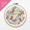 wild flowers embroidery pdf pattern